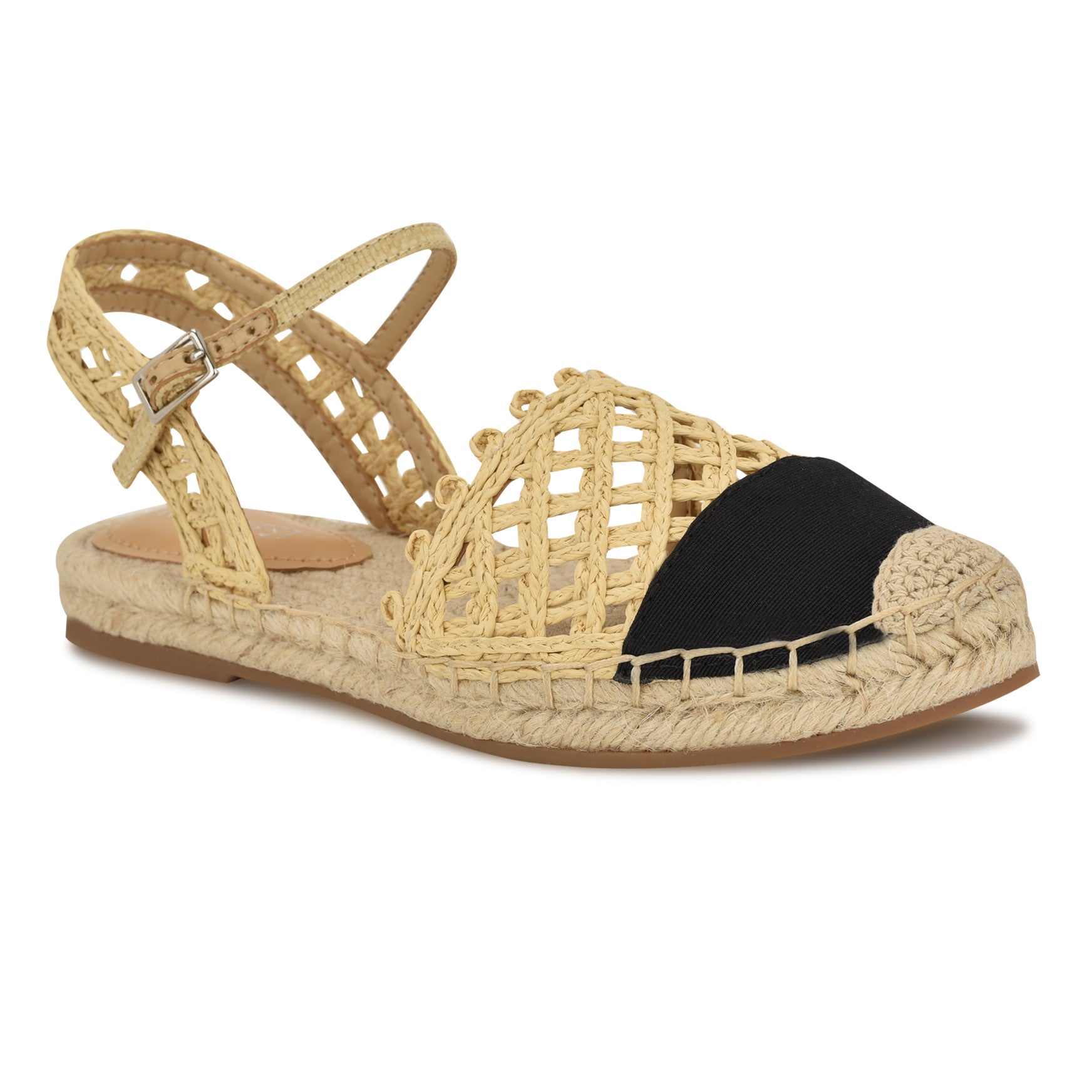 Darby Cap Toe Espadrille Flats