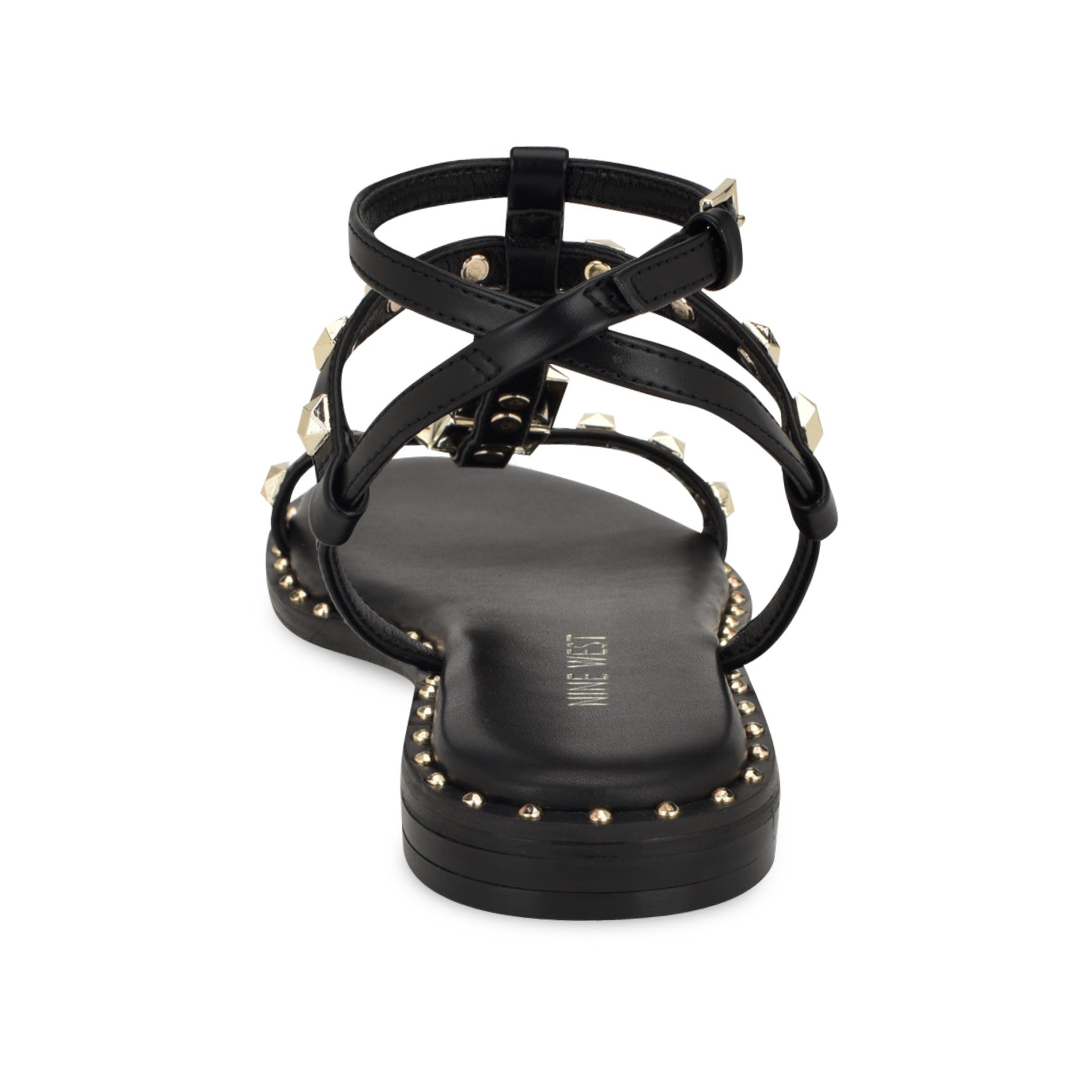 Marcila Studded Ankle Strap Sandals