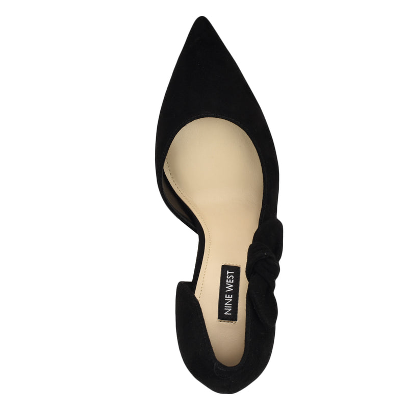 Fhalon Bow d'Orsay Pointy Toe Pumps