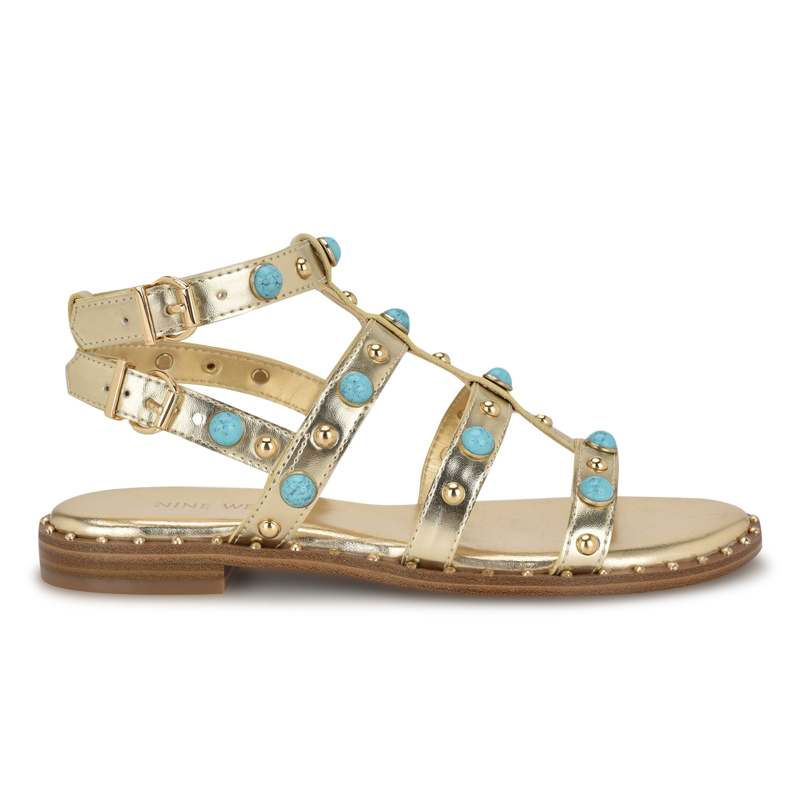 Mindela Studded Gladiator Sandals