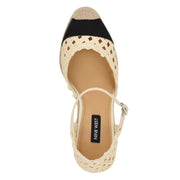 Mckinly Cap Toe Espadrille Wedges