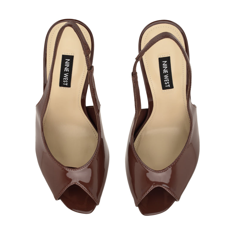 Pretta Peep Toe Slingback Pumps