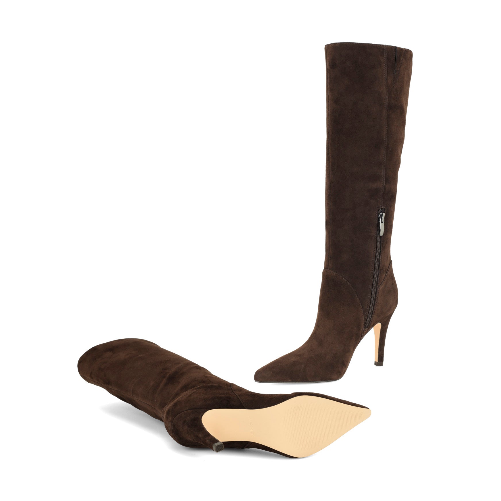Korin Wide Calf Knee High Leather Boots