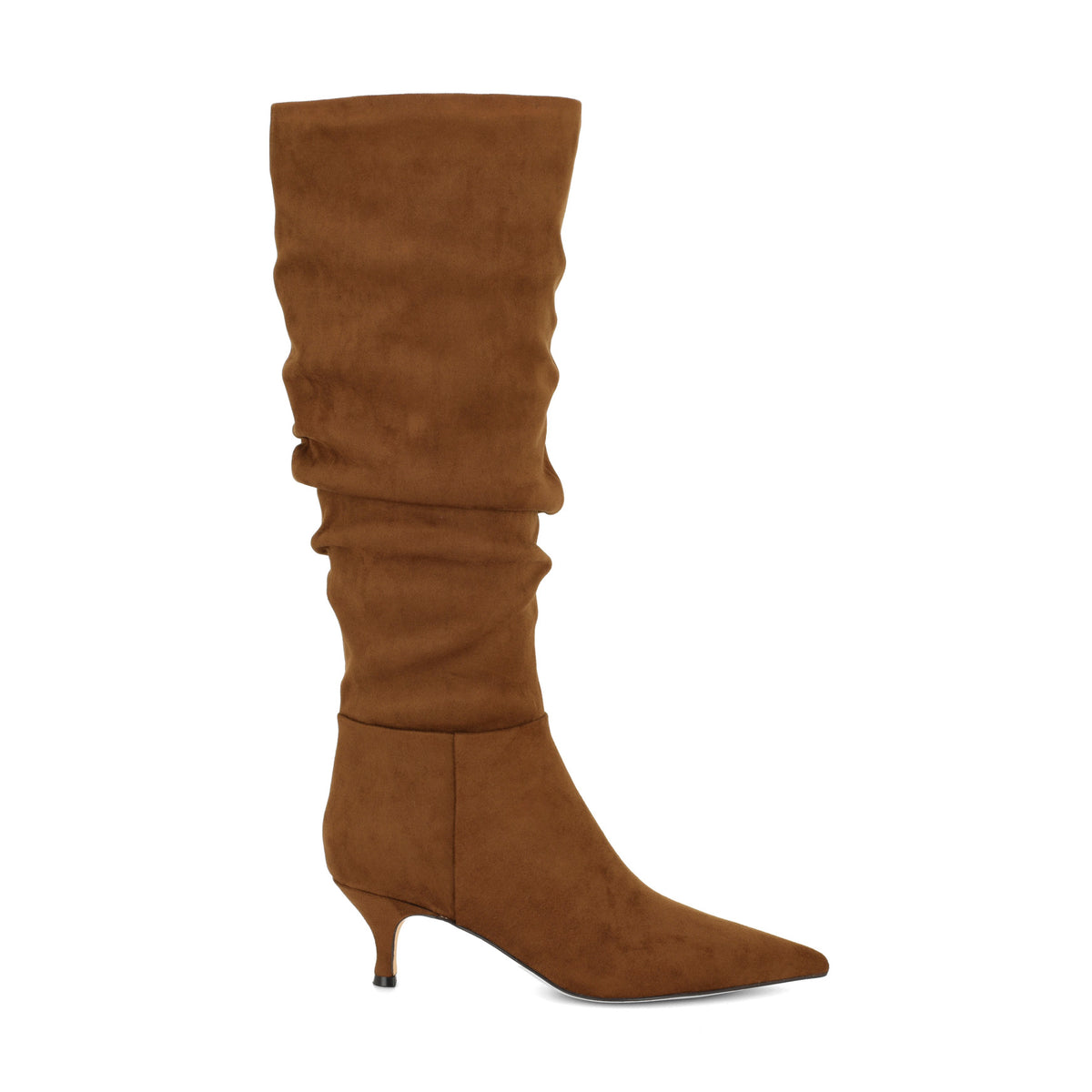 Sawyor Kitten Heel Slouch Boots