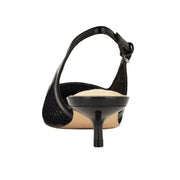 Eraya Mesh Kitten Heel Slingback Pumps