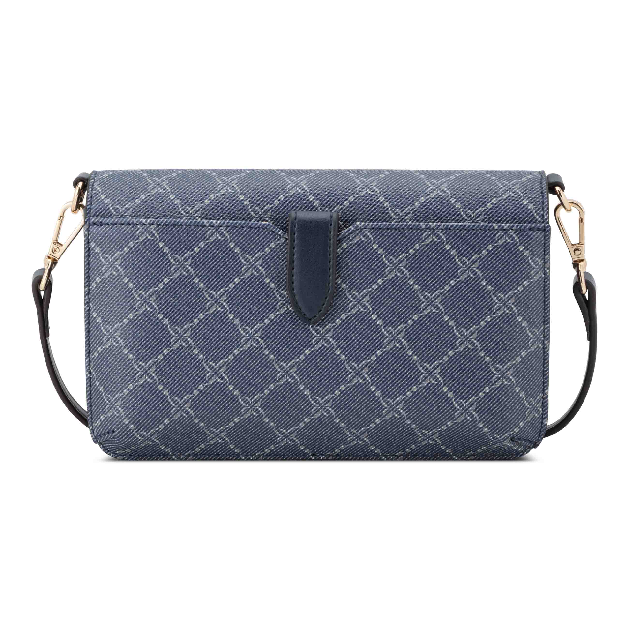 Luela Phone Wallet Crossbody - Dark Denim Logo Navy | Nine West