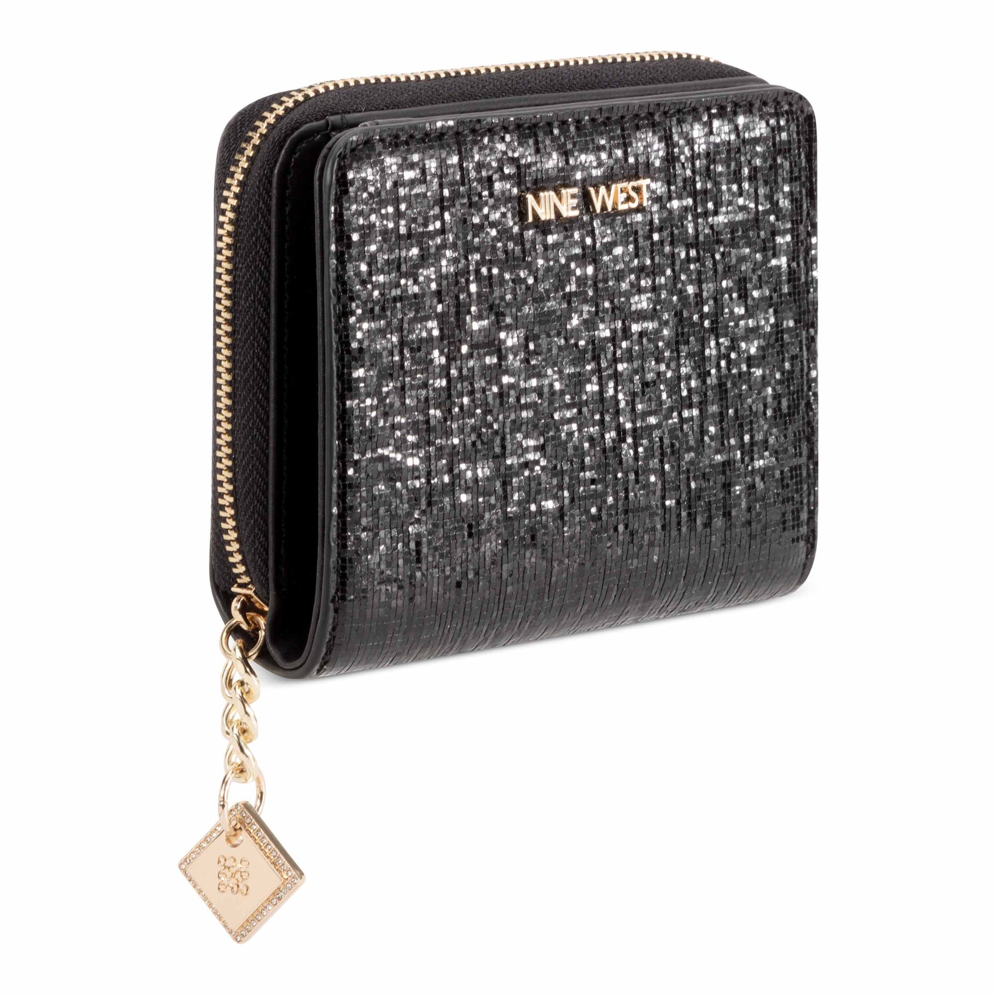 Kristina Zip Around Wallet with adornment