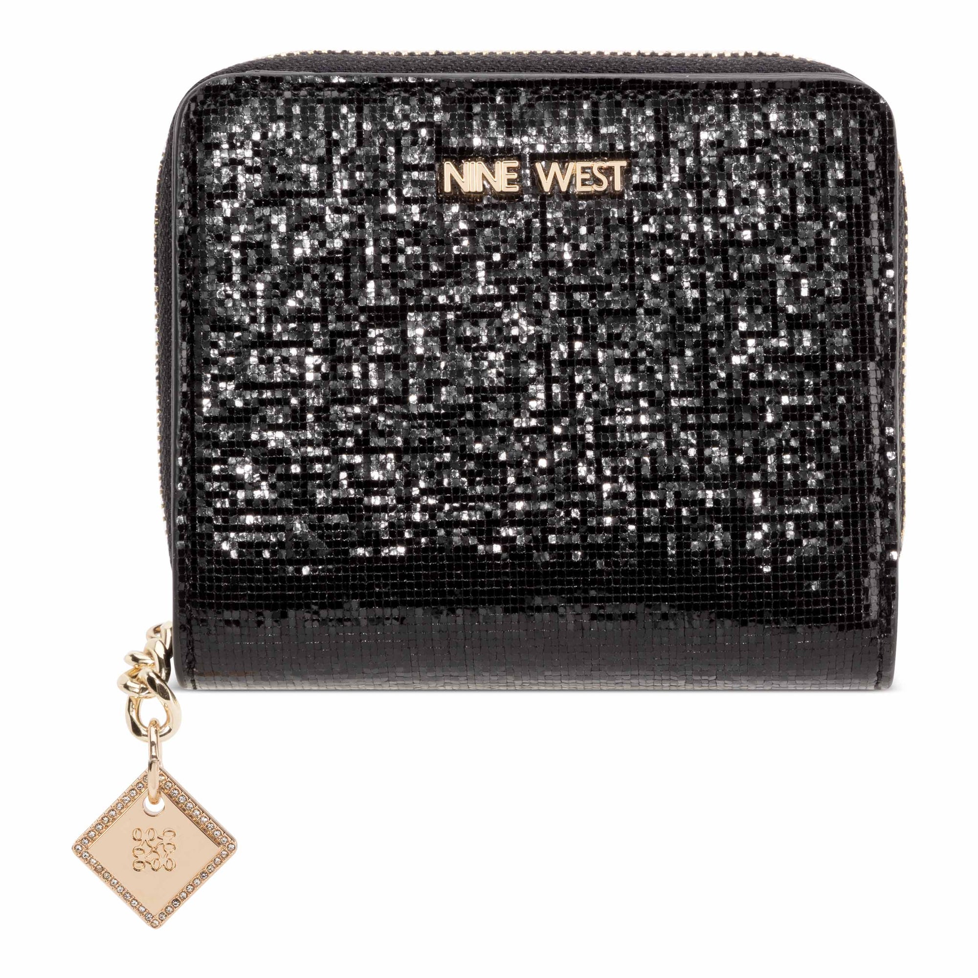 Kristina Zip Around Wallet with adornment