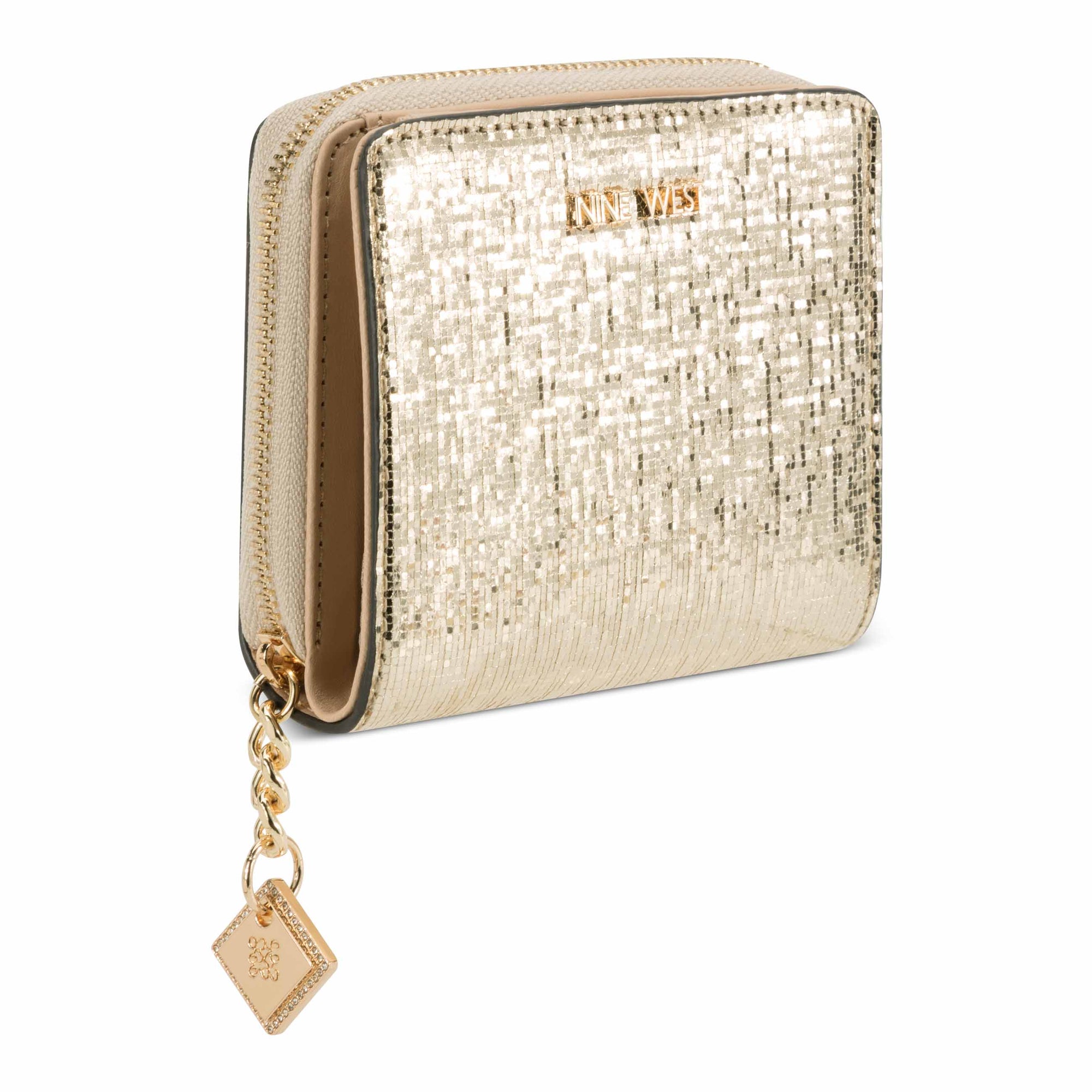 Kristina Zip Around Wallet with adornment