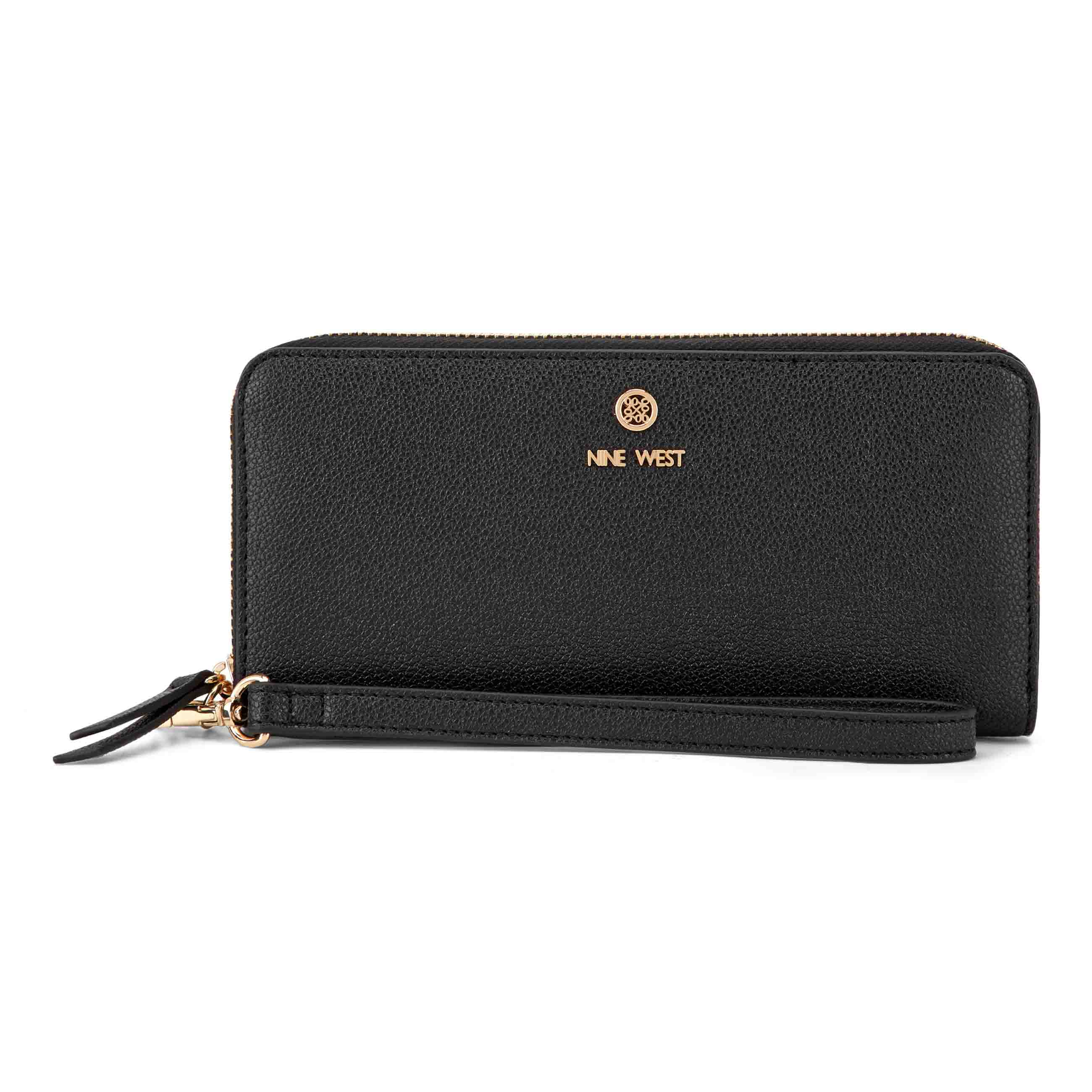 Lockup 9S Zip Around With Wristlet Nine West