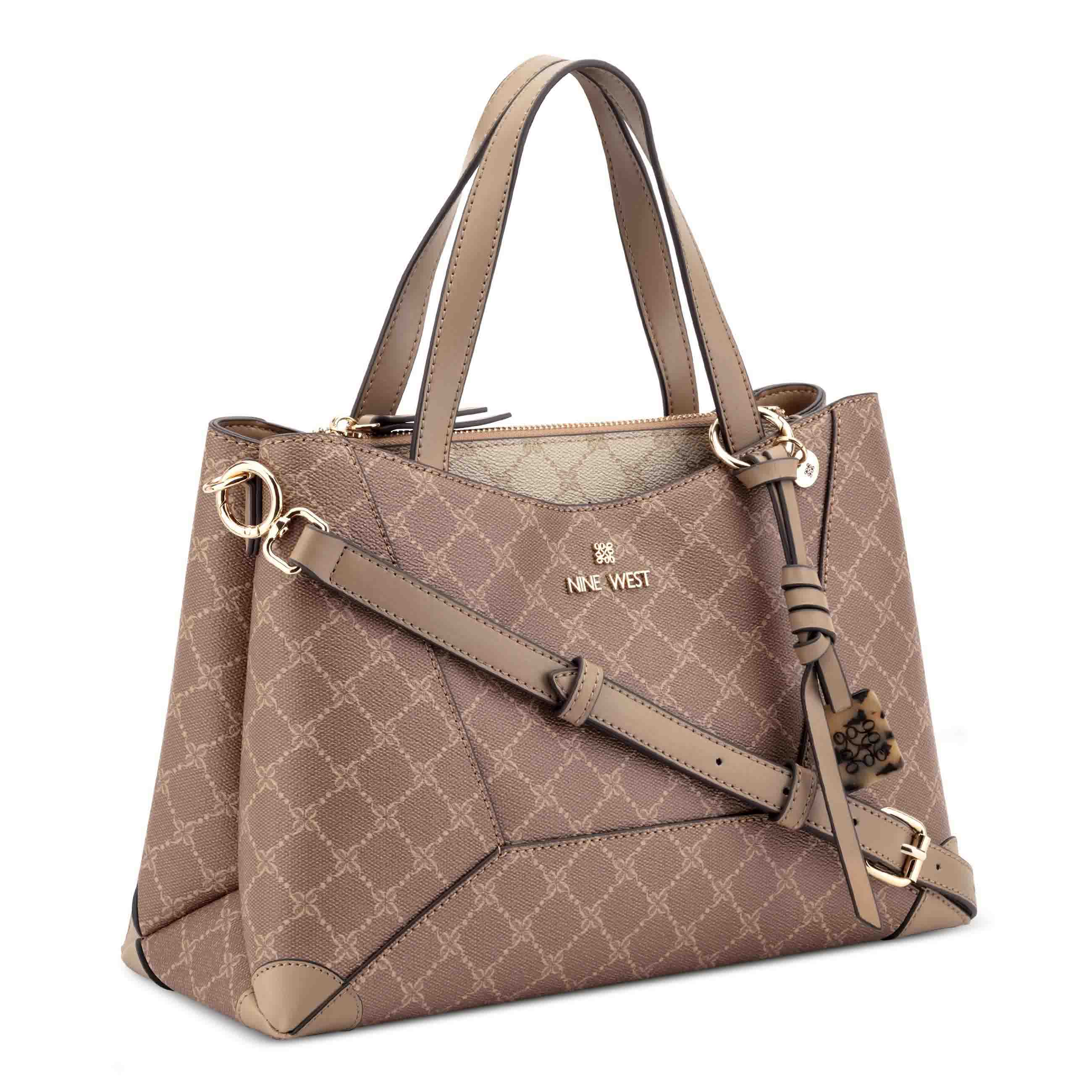 ペパリーゼ。 Zoey Satchel - Sienna New Khaki Logo | Nine West
