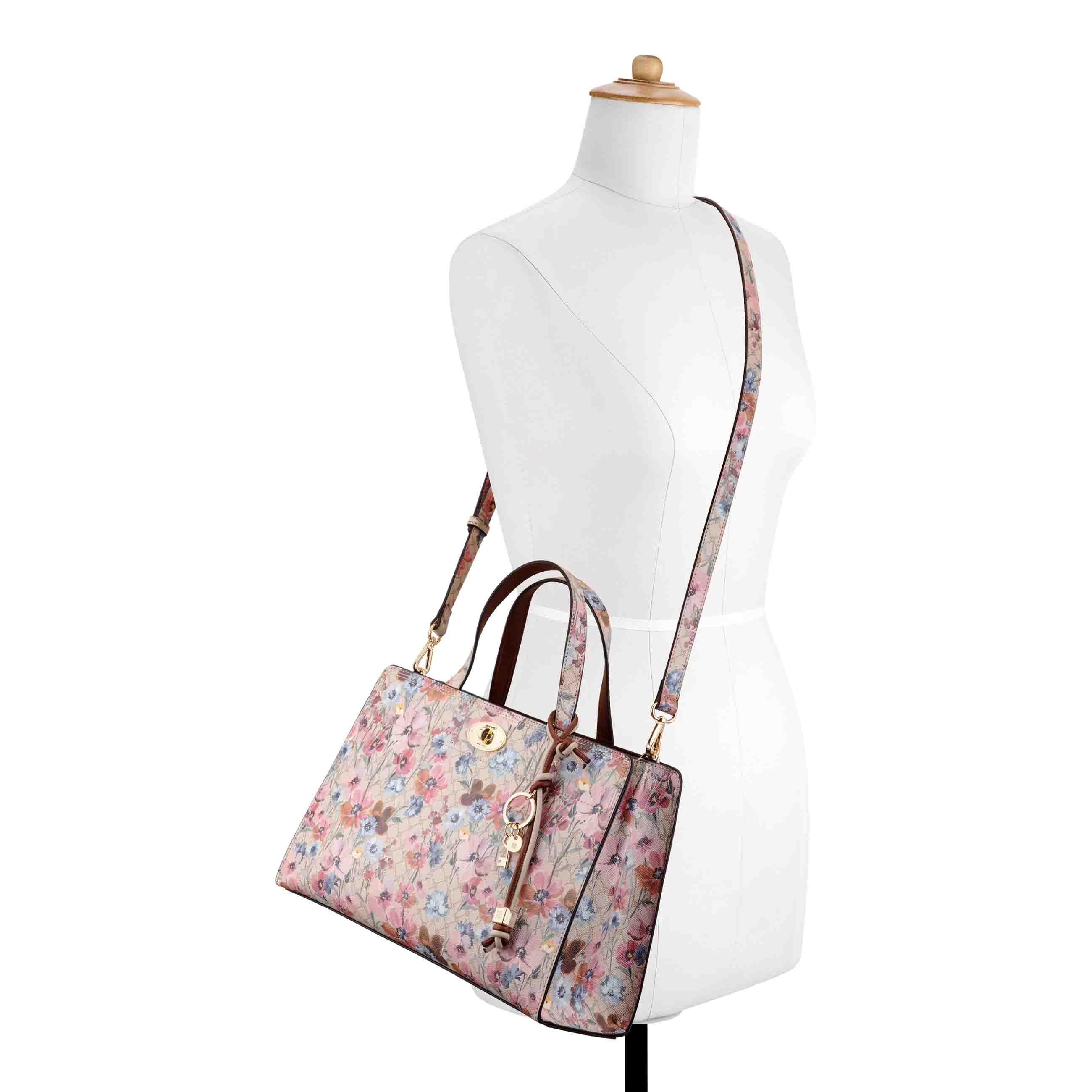 Khora Shopper - Floral Logo Chestnut | Nine West