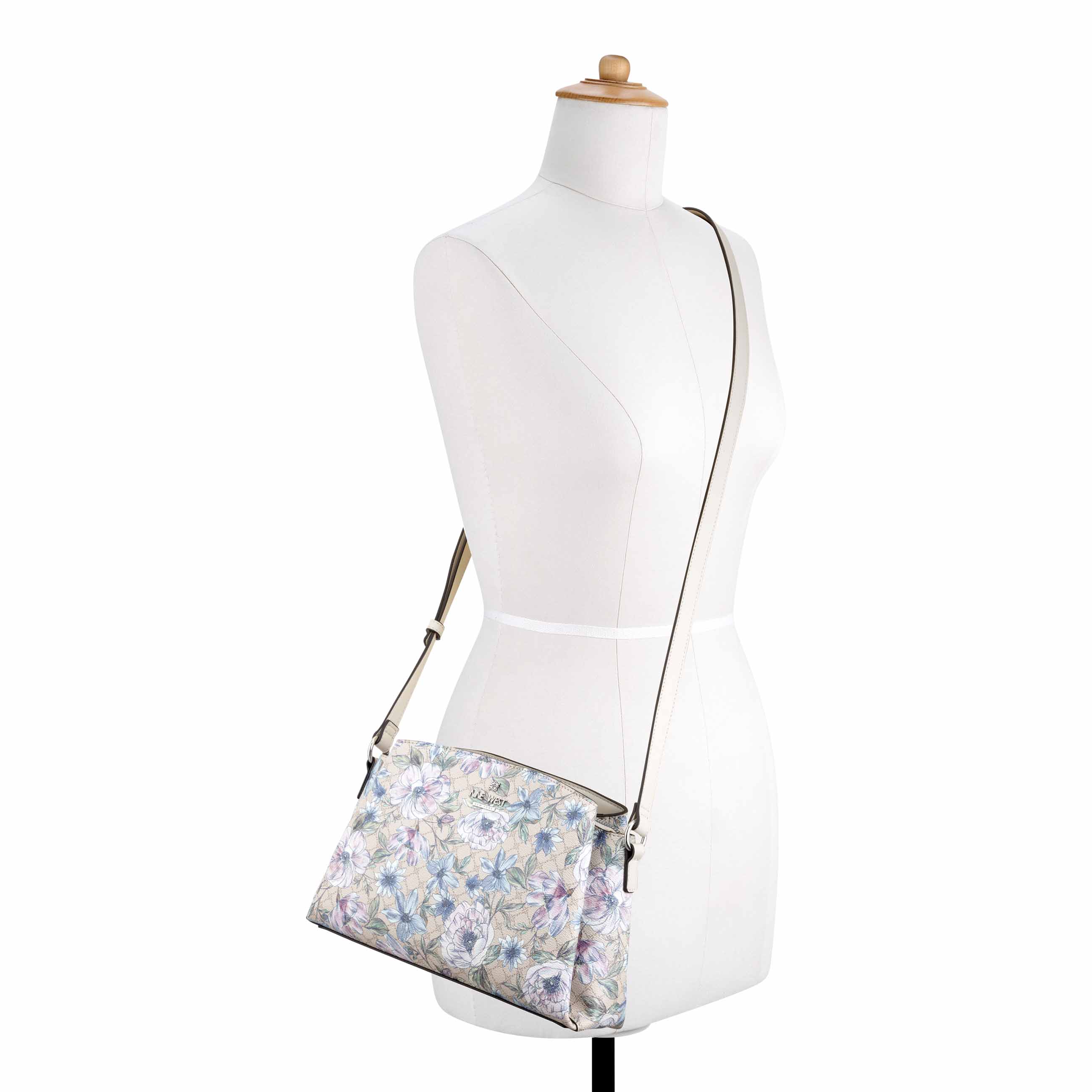 Luela Crossbody - Floral Logo Milk | Nine West