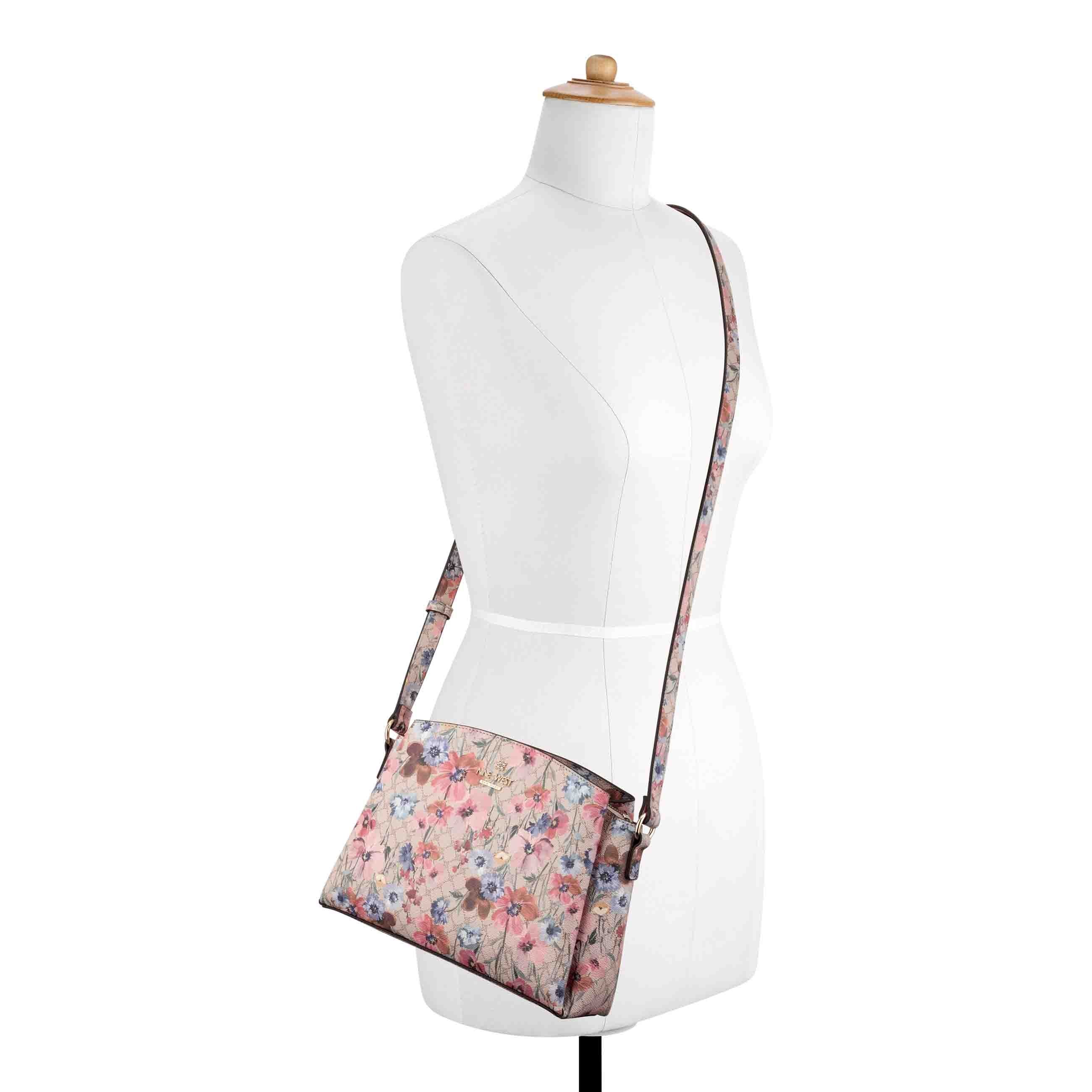 Luela Crossbody - Floral Logo | Nine West