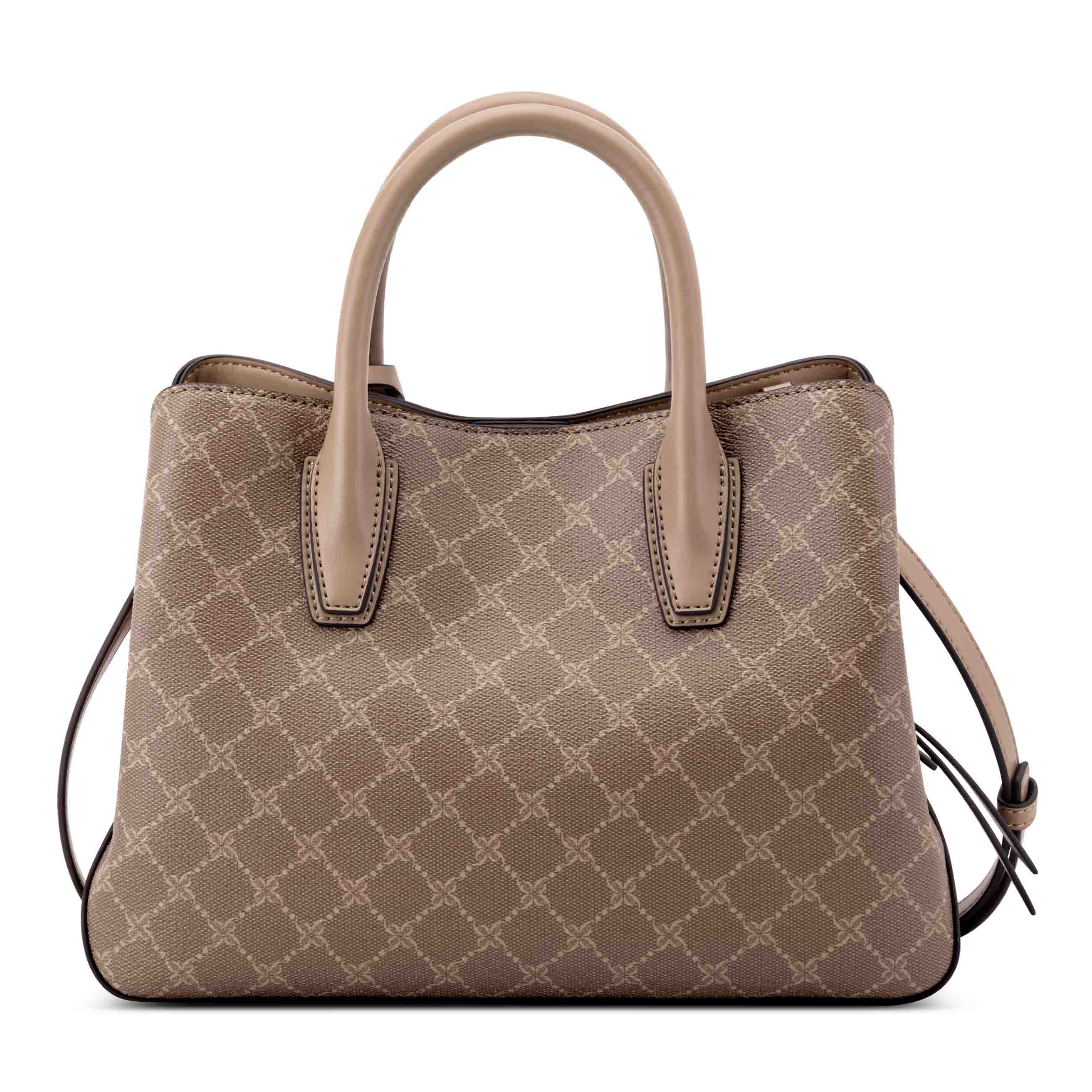 Lakelyn Triple Compartment Satchel - Sienna Logo Dark Khaki | Nine