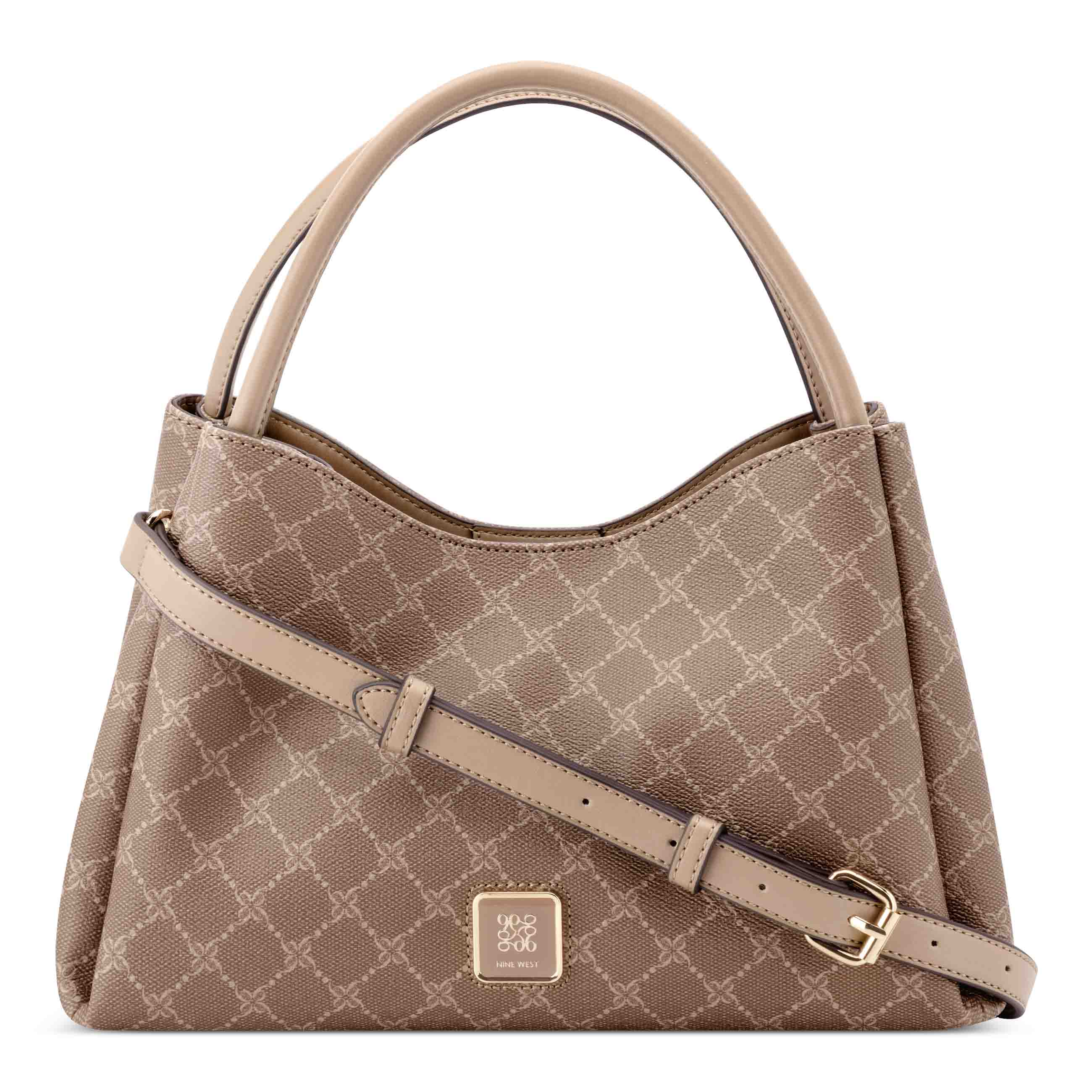 Dorsey Satchel - Sienna Logo Dark Khaki | Nine West
