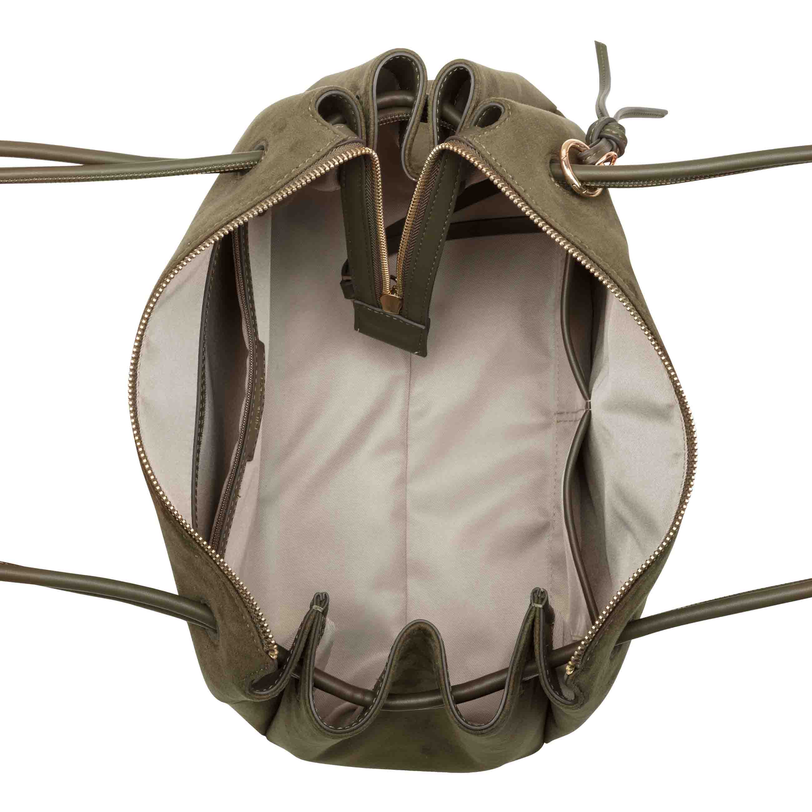 Renan Shoulder Satchel - Dark Olive | Nine West