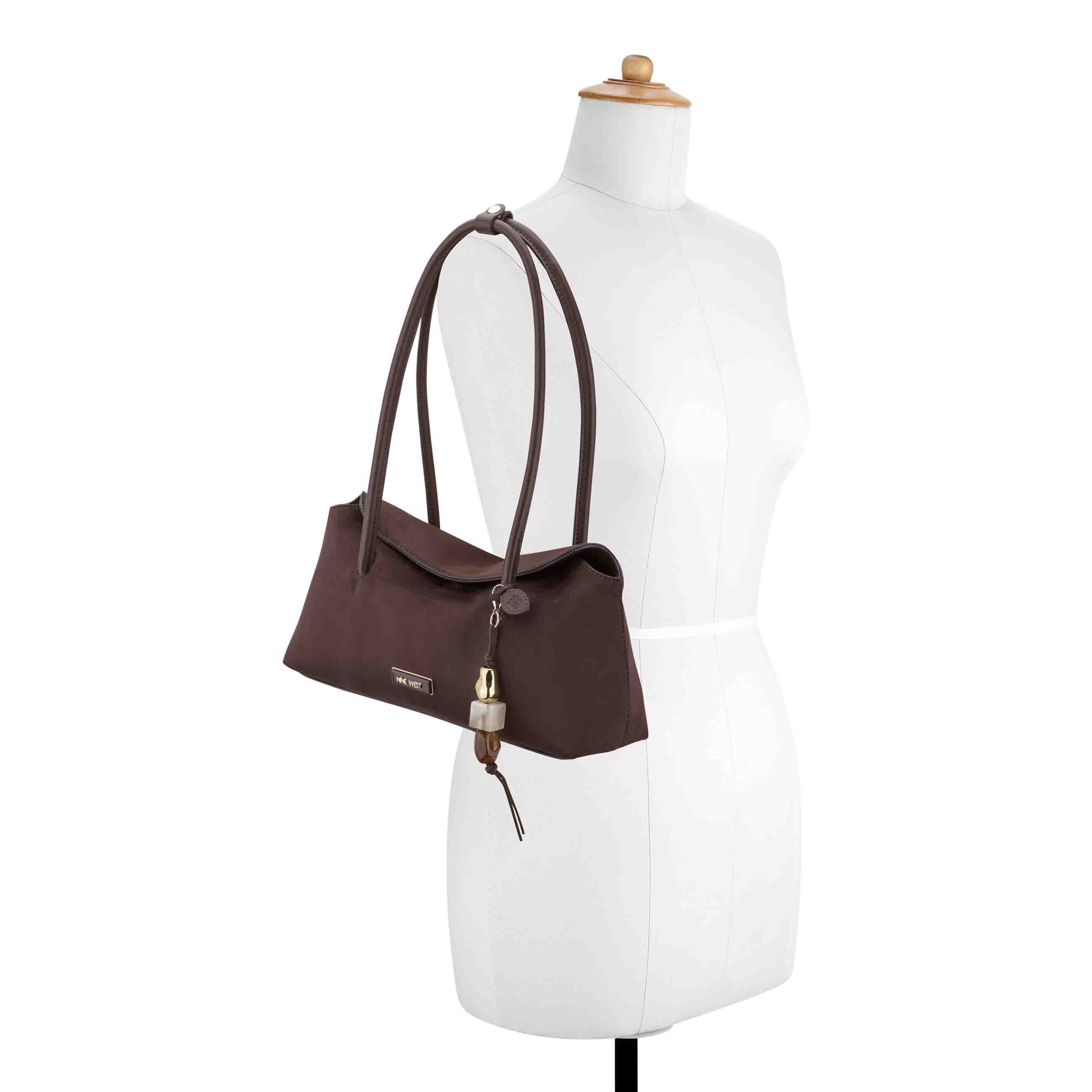 Samera Shoulder Satchel - Raisin | Nine West