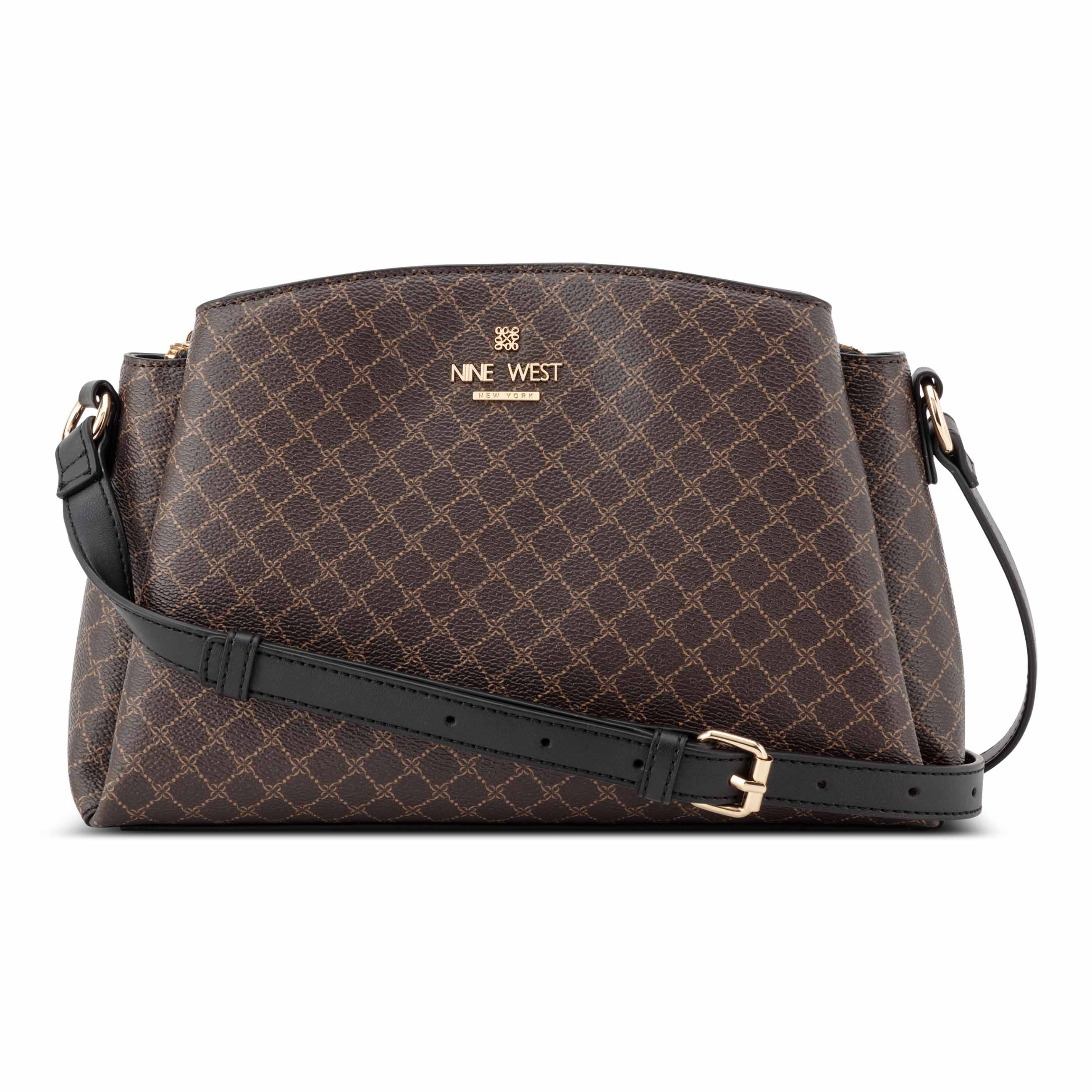 Luela Crossbody - Brown/Black | Nine West