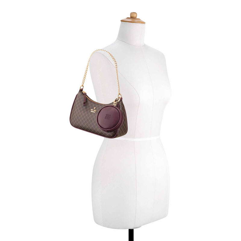 Luela Convertible Shoulder Crossbody Bag Duo with Pouch Gift Set