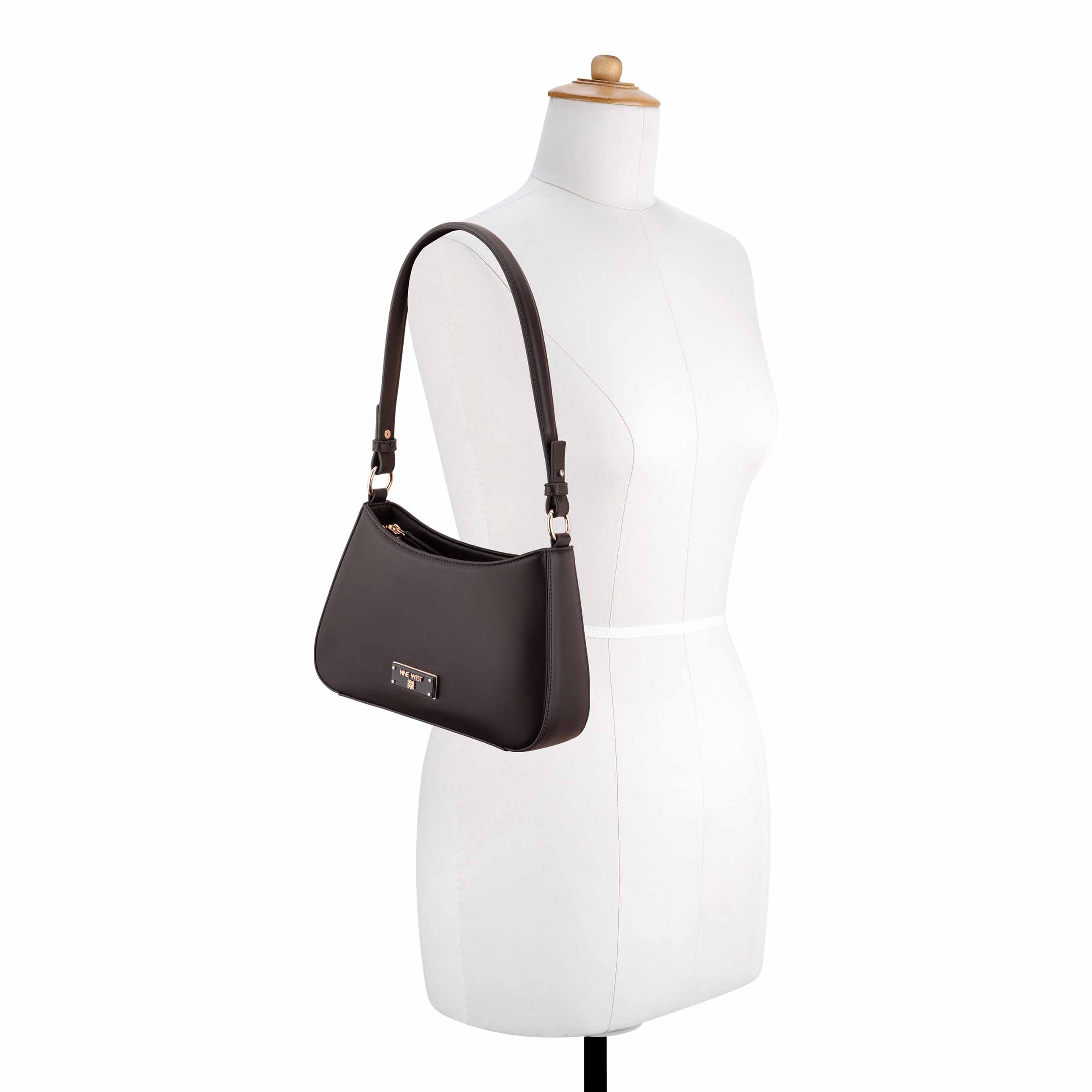 Charmaine Shoulder Bag - Espresso | Nine West