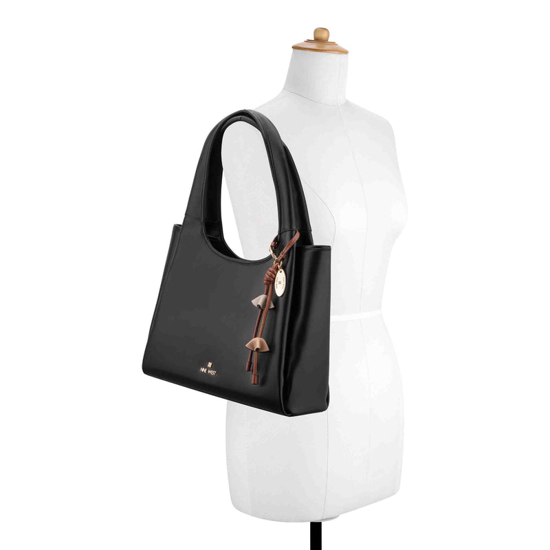 Priya Triple Compartment Shoulder Bag