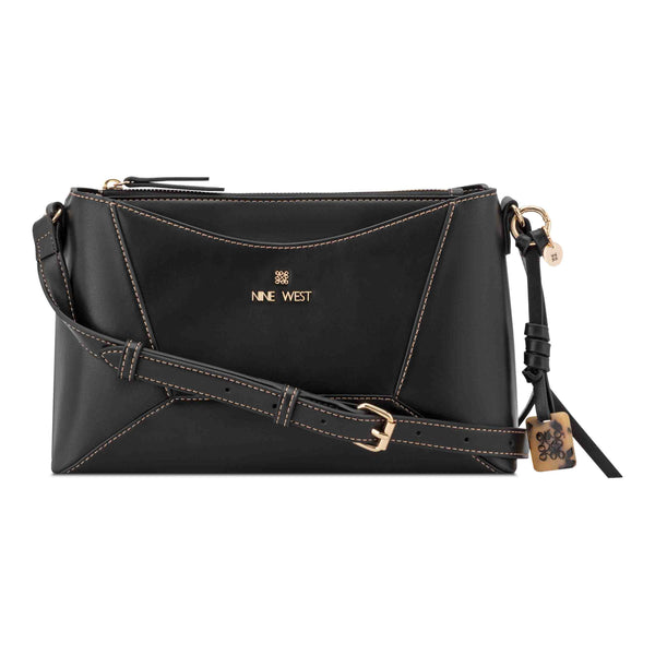 【入手困難品. 通勤にも】✶ 2way loose shoulder bag 黒 Zoey Crossbody - Black | Nine West