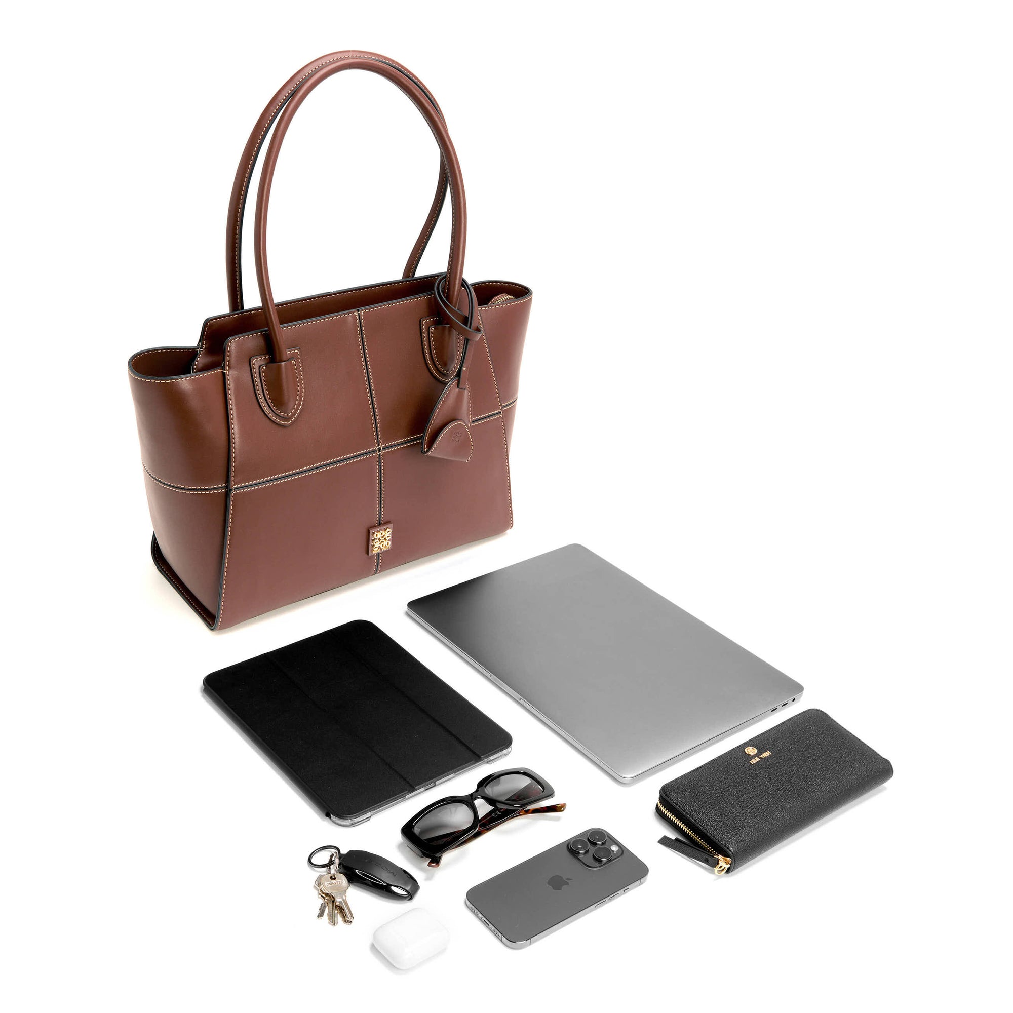 Torebka NINE WEST CEO-GIANNA-H242051 Brązowy