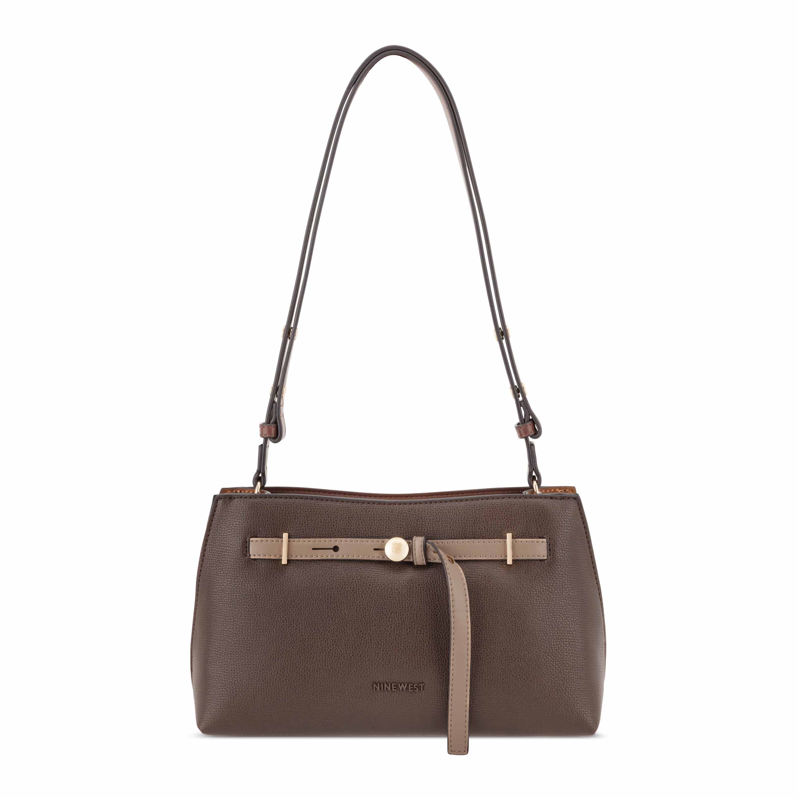 Vevina Convertible Shoulder Crossbody Bag - Espresso Multi | Nine West