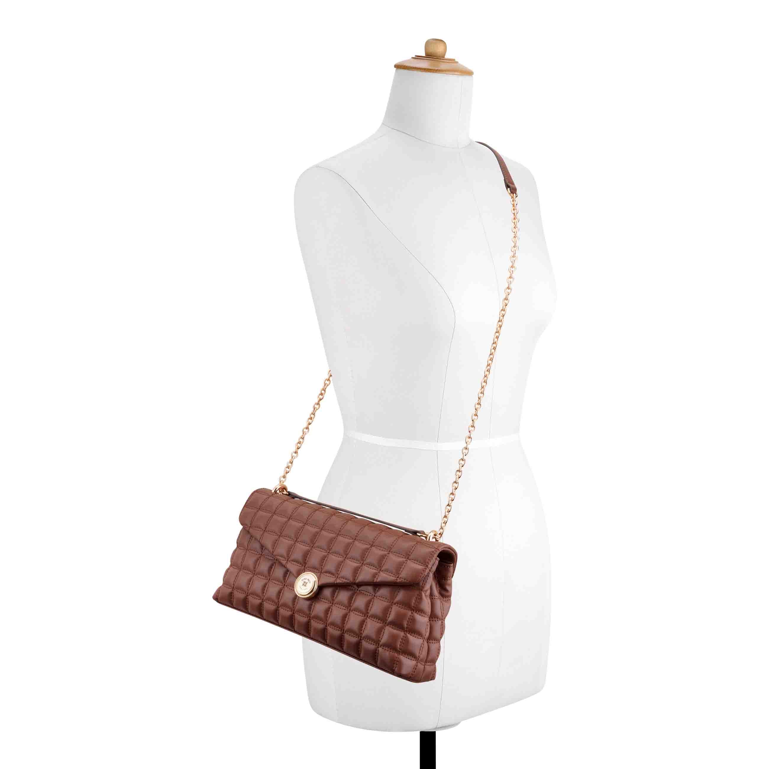 Wrenly Convertible Crossbody Flap - Chestnut | Nine West