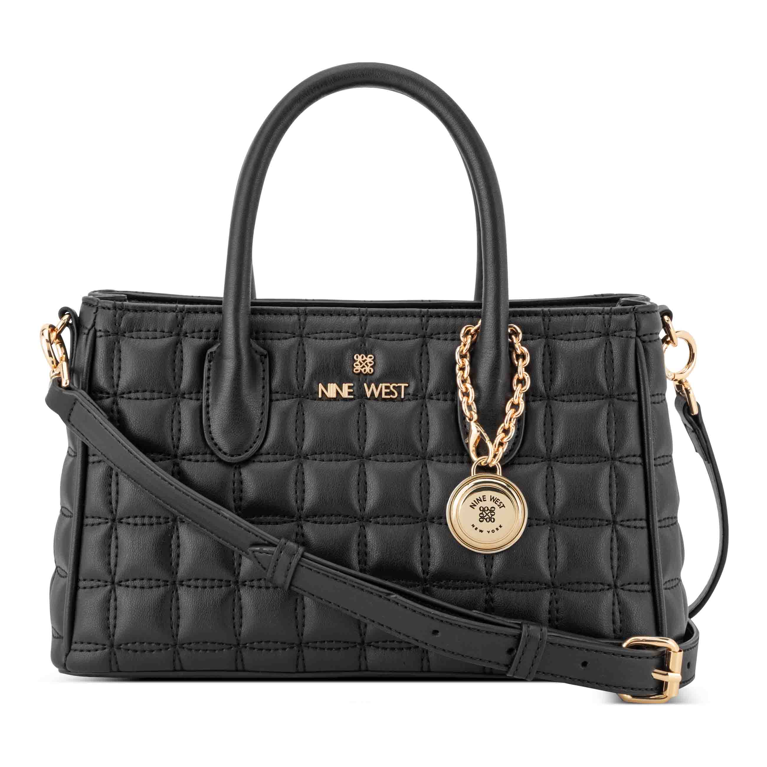 Wrenly Small Satchel - Black | Nine West