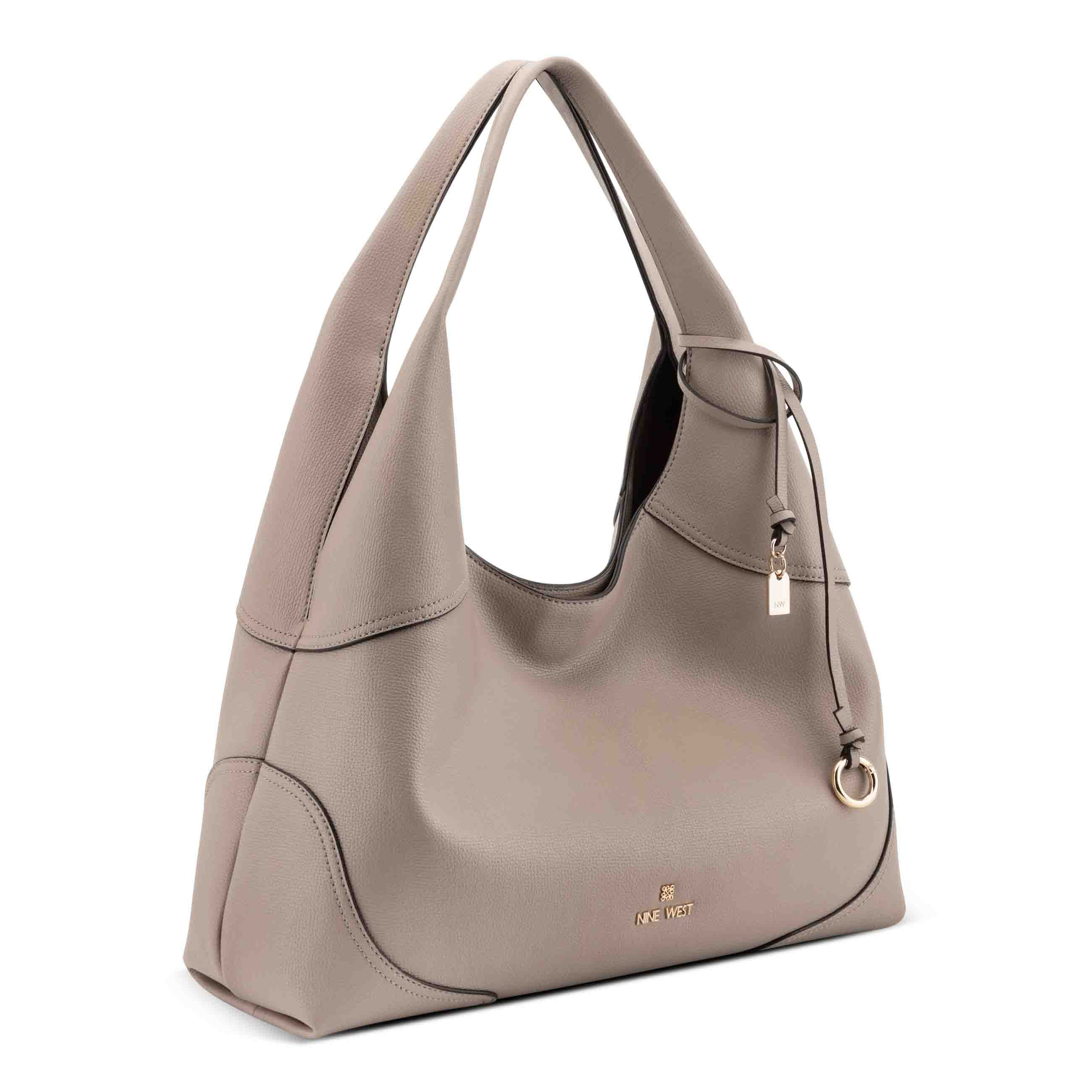 Allie Triple Compartment Shoulder Bag - Pumice | Nine West