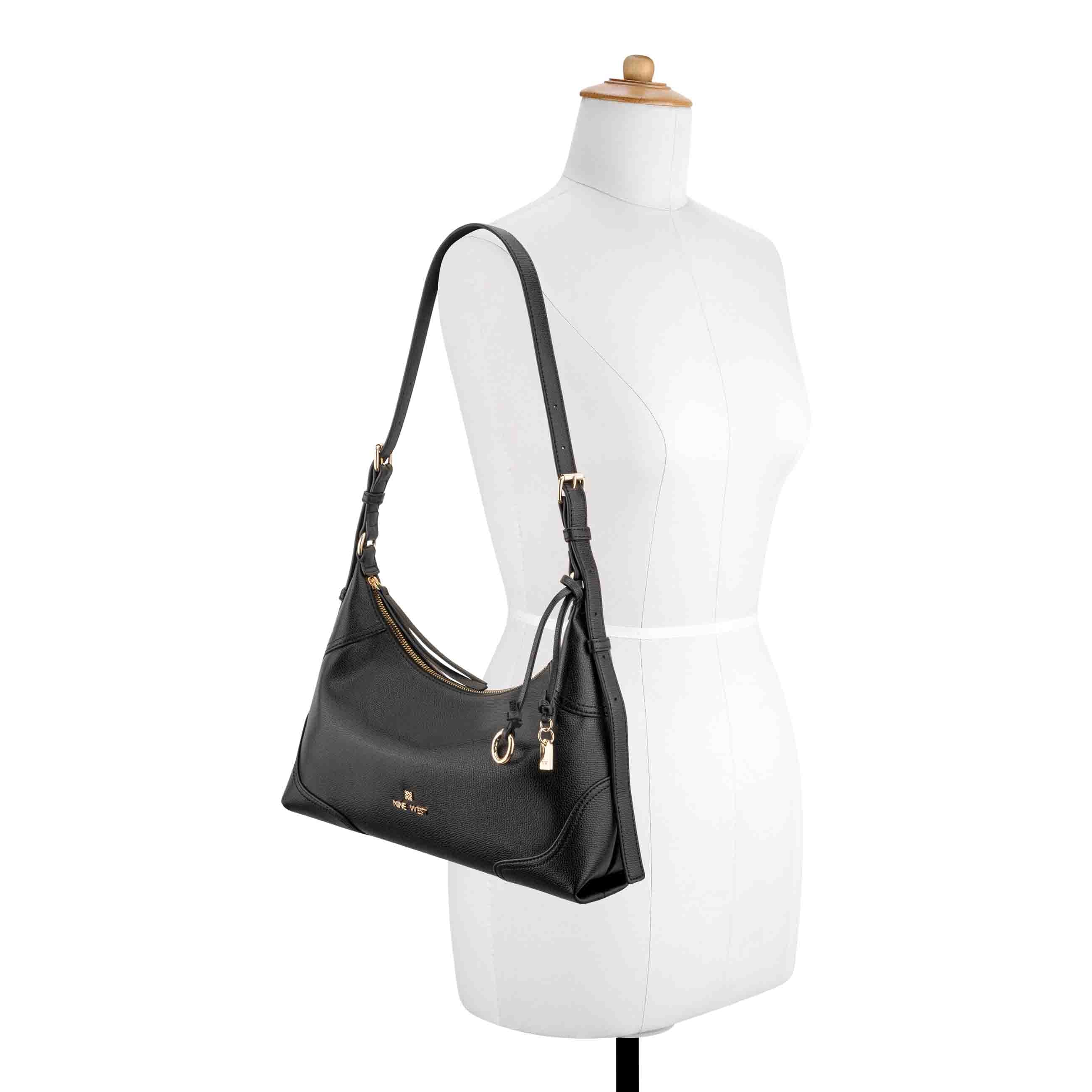 Allie Convertible Shoulder Bag - Black | Nine West