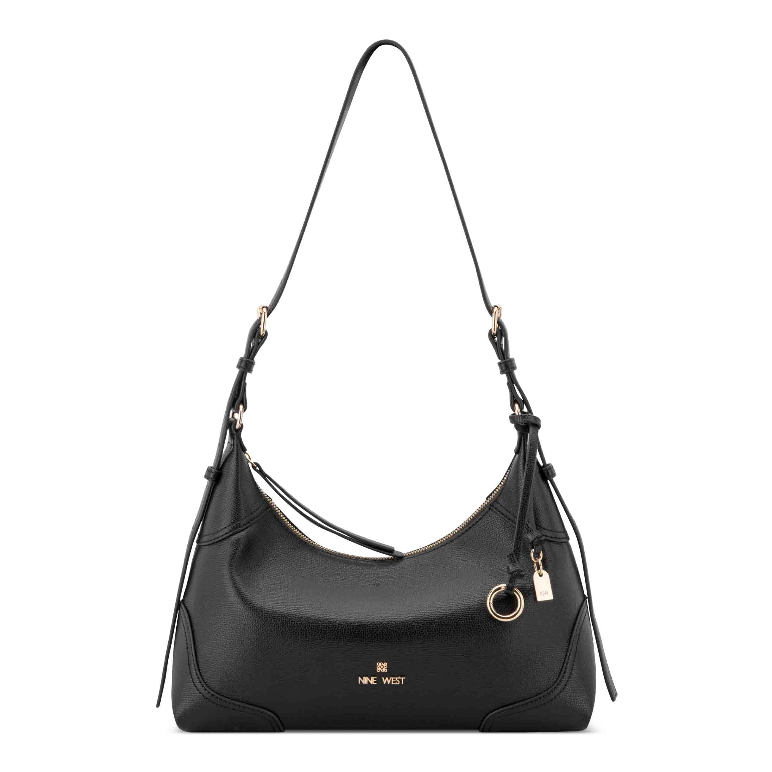Allie Convertible Shoulder Bag - Black | Nine West
