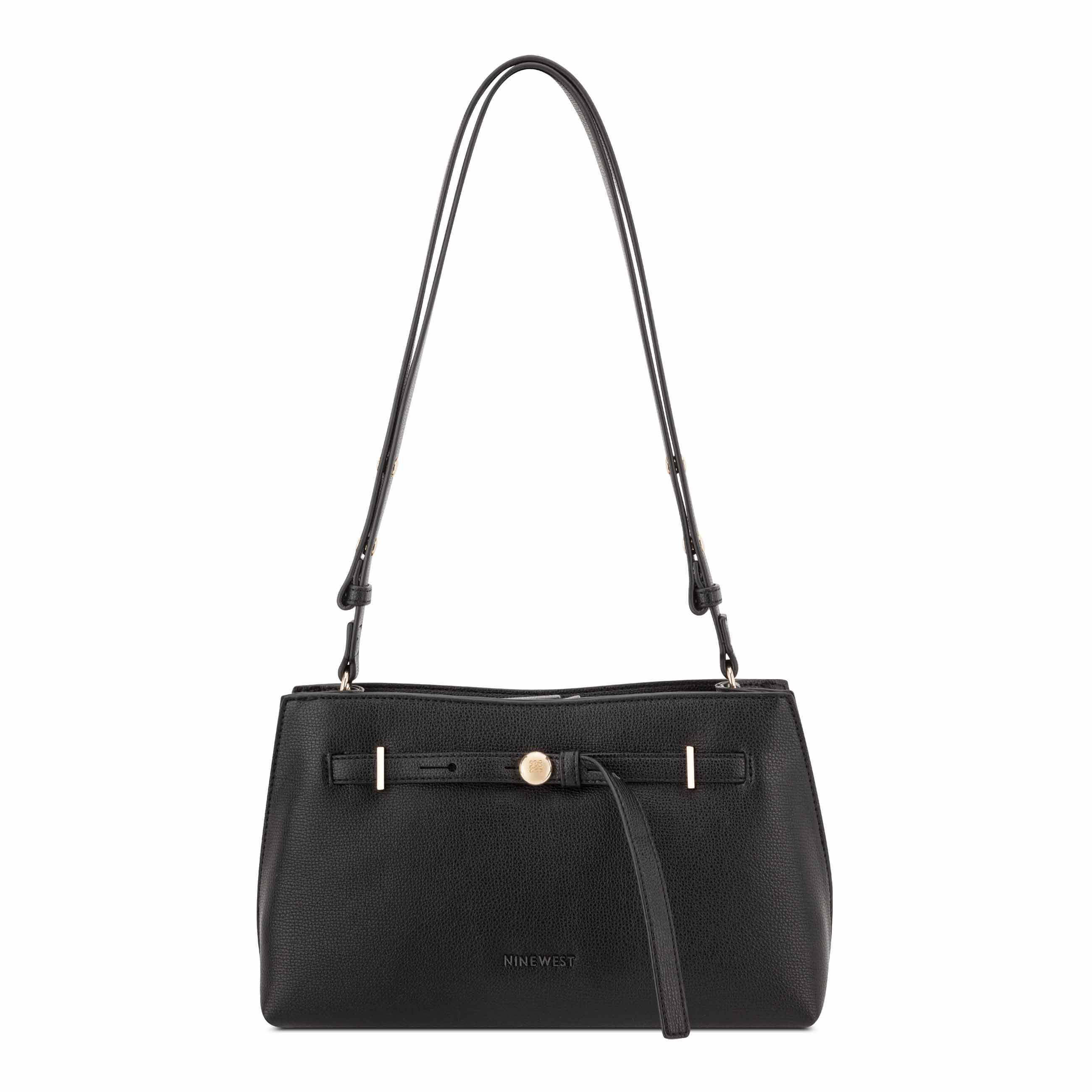 Vevina Convertible Shoulder Crossbody Bag - Black | Nine West