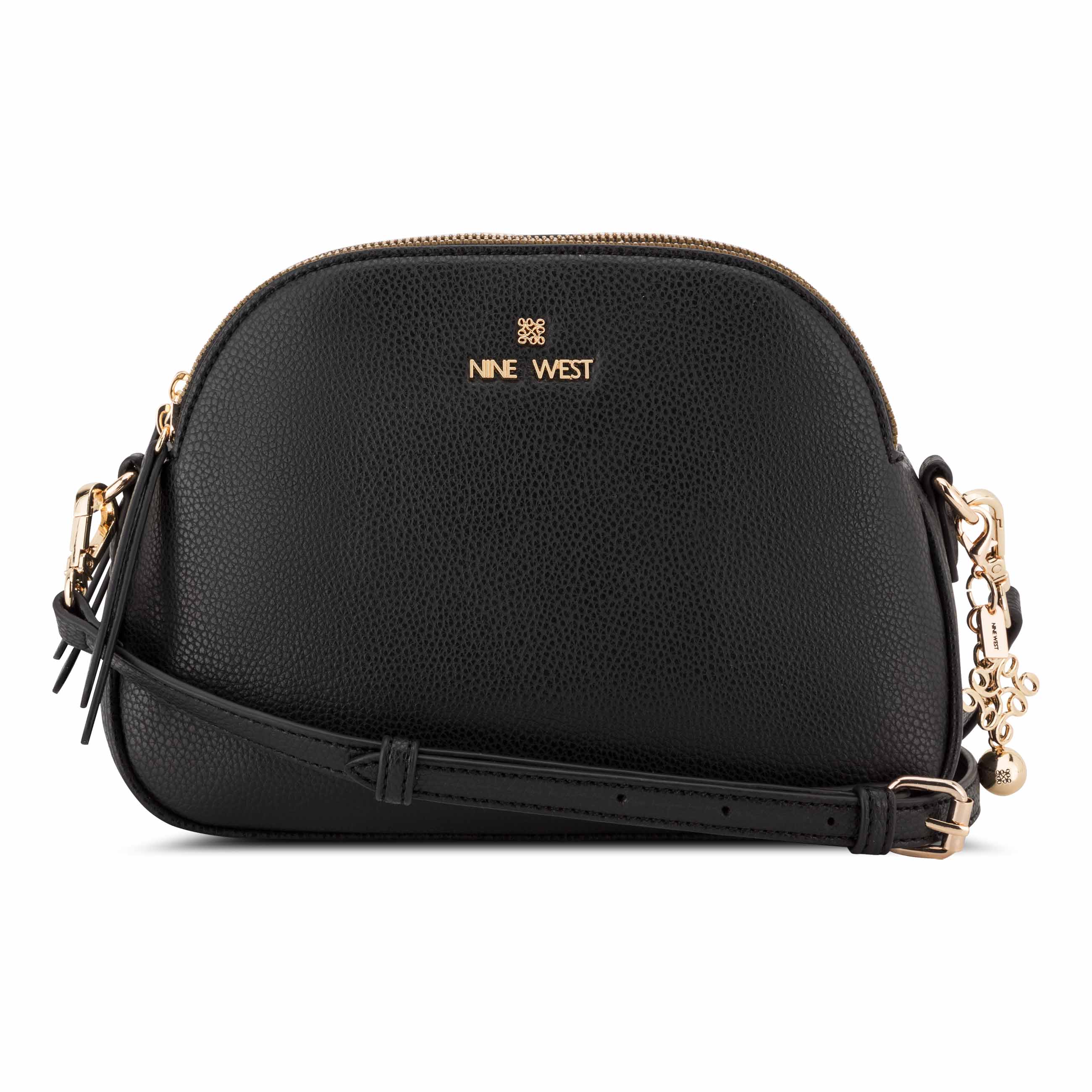 Calianna Dome Crossbody - Black | Nine West