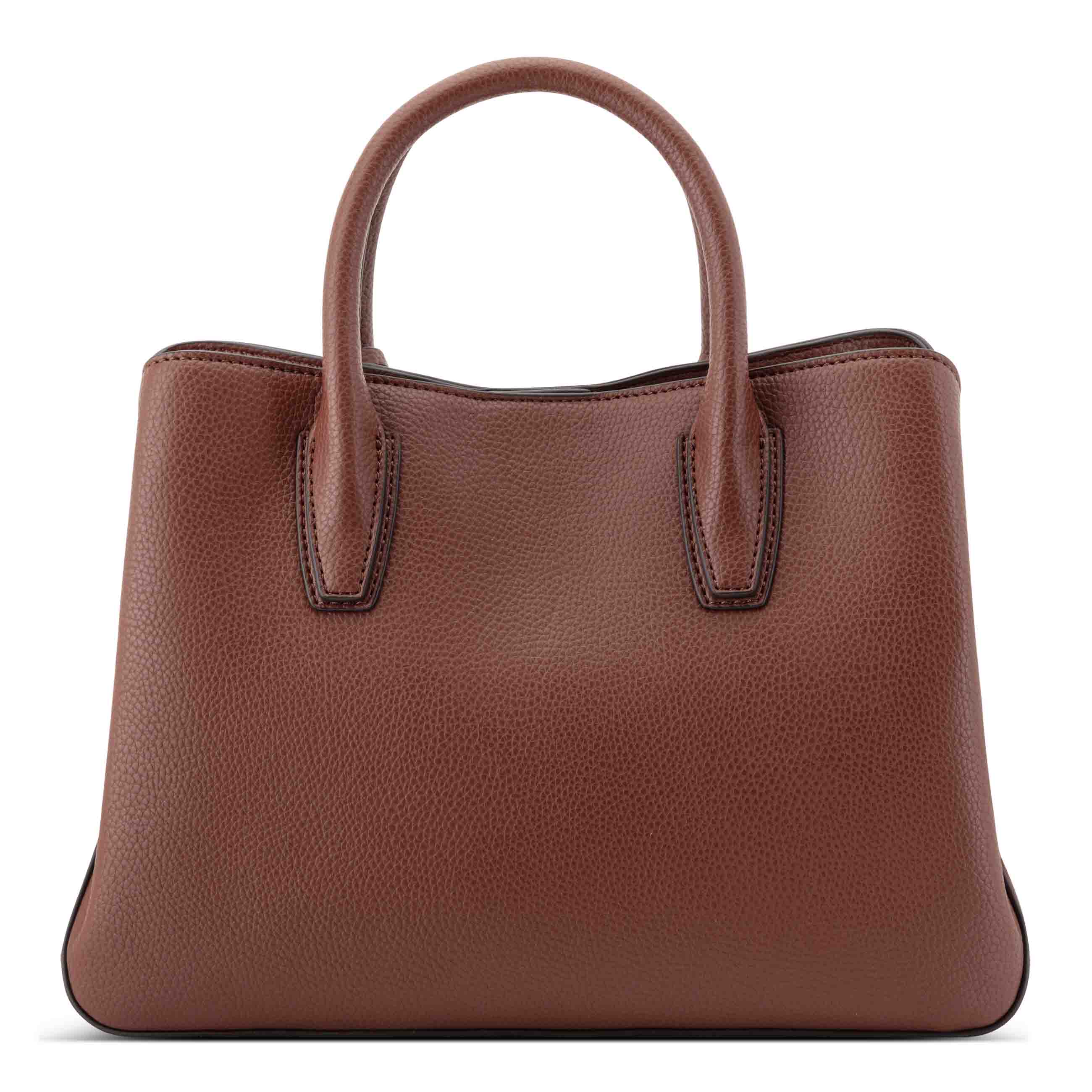 Lakelyn Triple Compartment Satchel - Chestnut | Nine West
