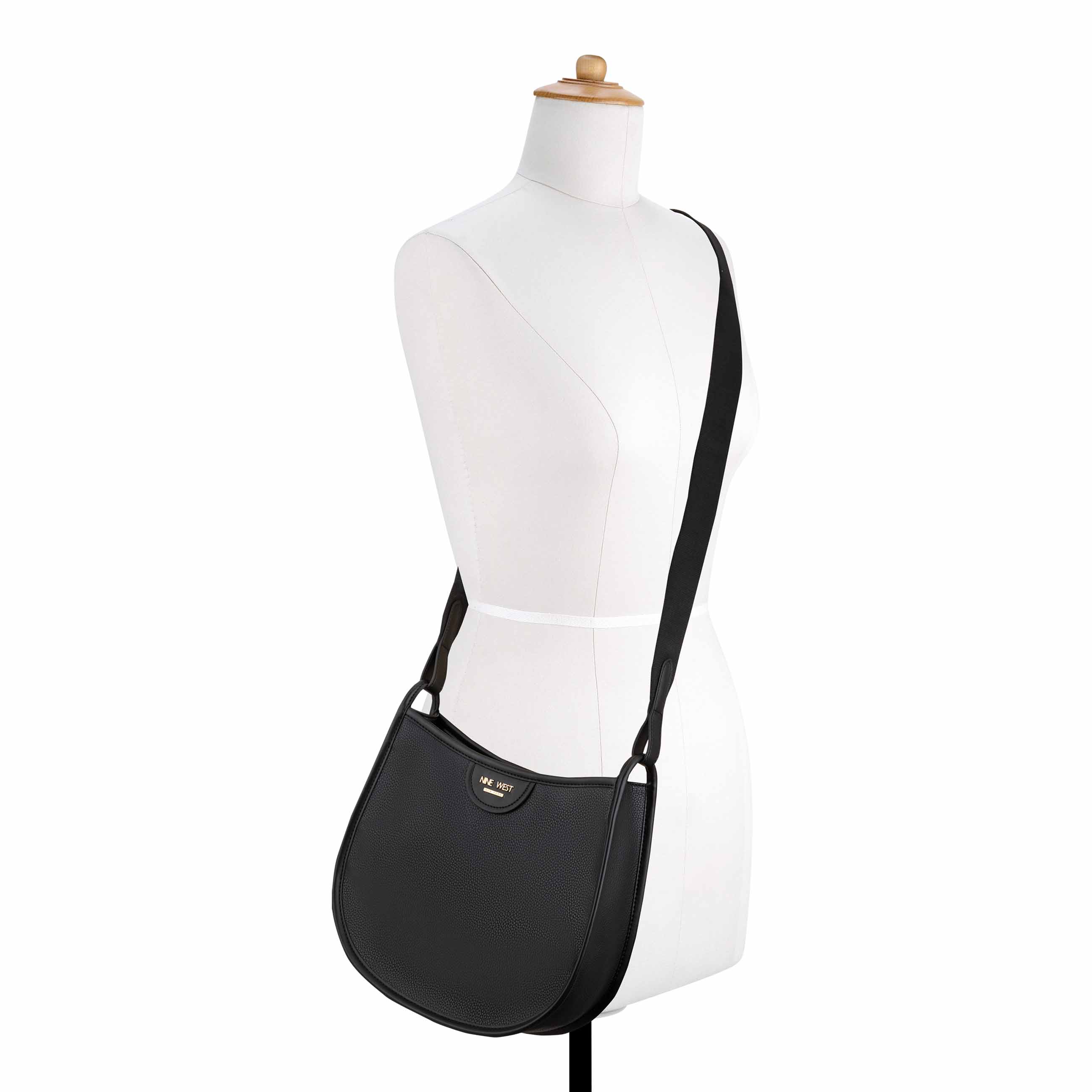 Calliope Crossbody with card case - Black | Nine West