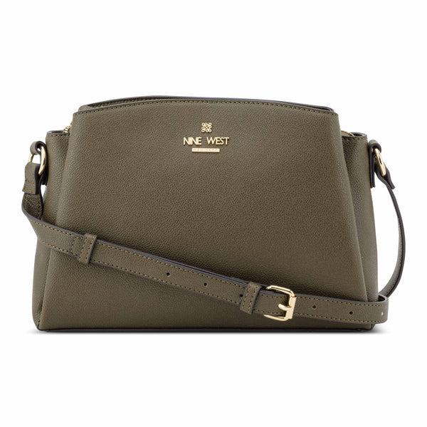 るる  Luela Crossbody - Dark Olive | Nine West