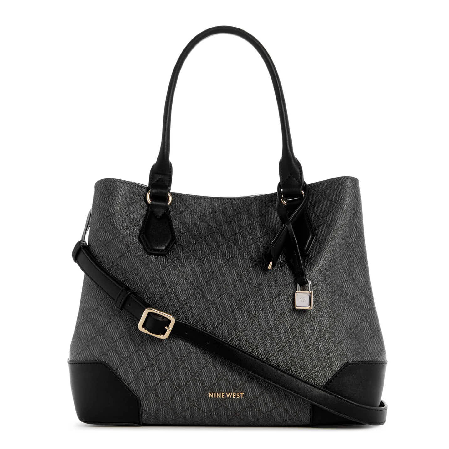 Buy Nine West Ava Jet Set Carryall Tote Bag In Black | 6thStreet UAE Buy Nine West Ava Jet Set Carryall Tote Bag In Black | 6thStreet UAE