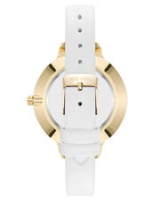 Floral Dial Strap Watch