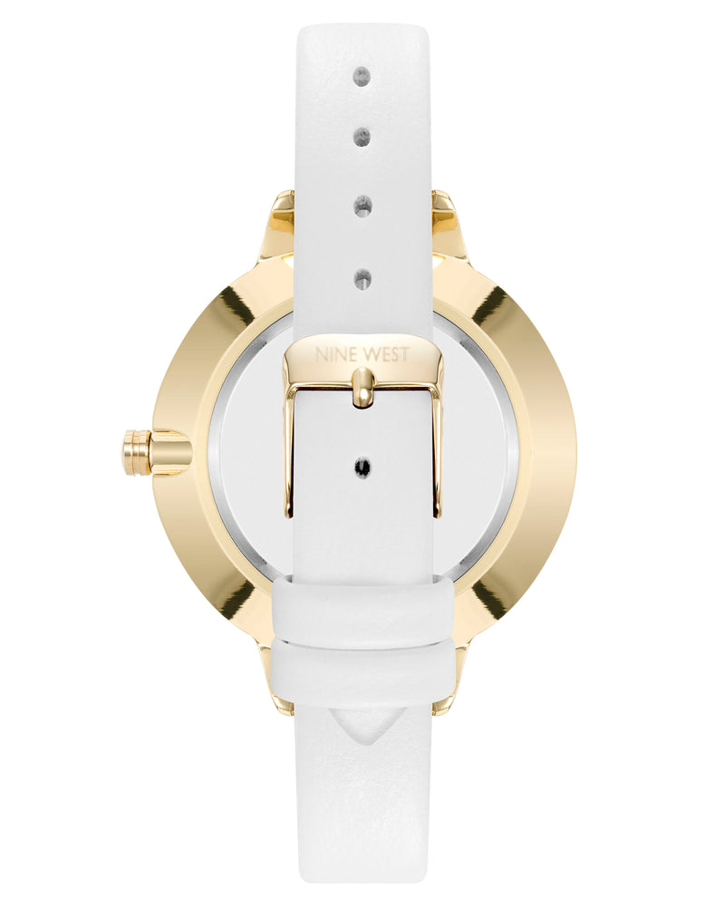 Floral Dial Strap Watch