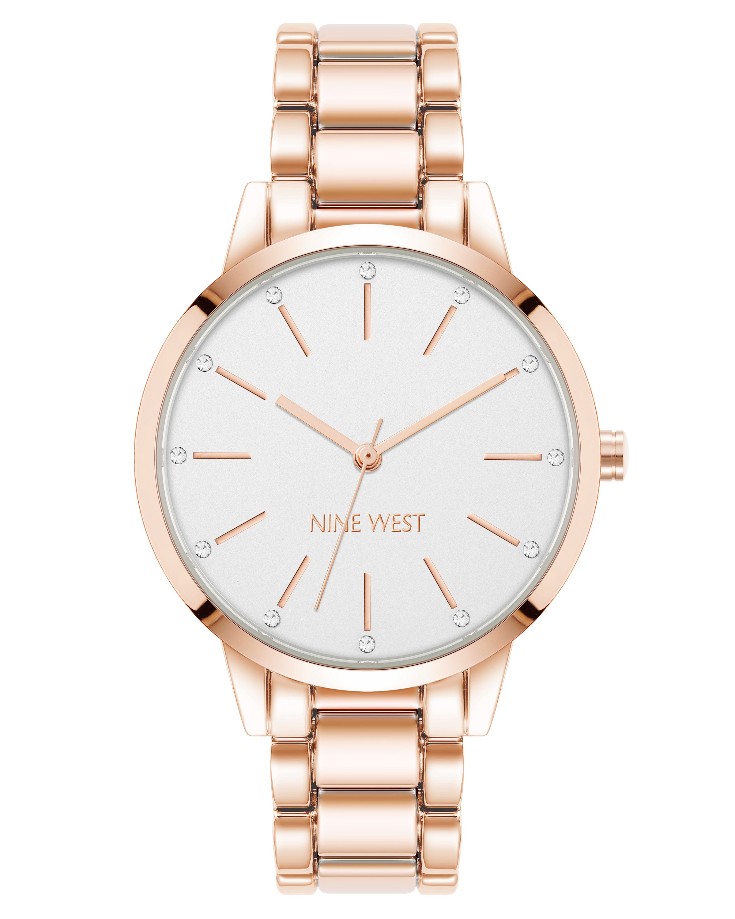 Crystal Accented Bracelet Watch