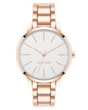 Crystal Accented Bracelet Watch
