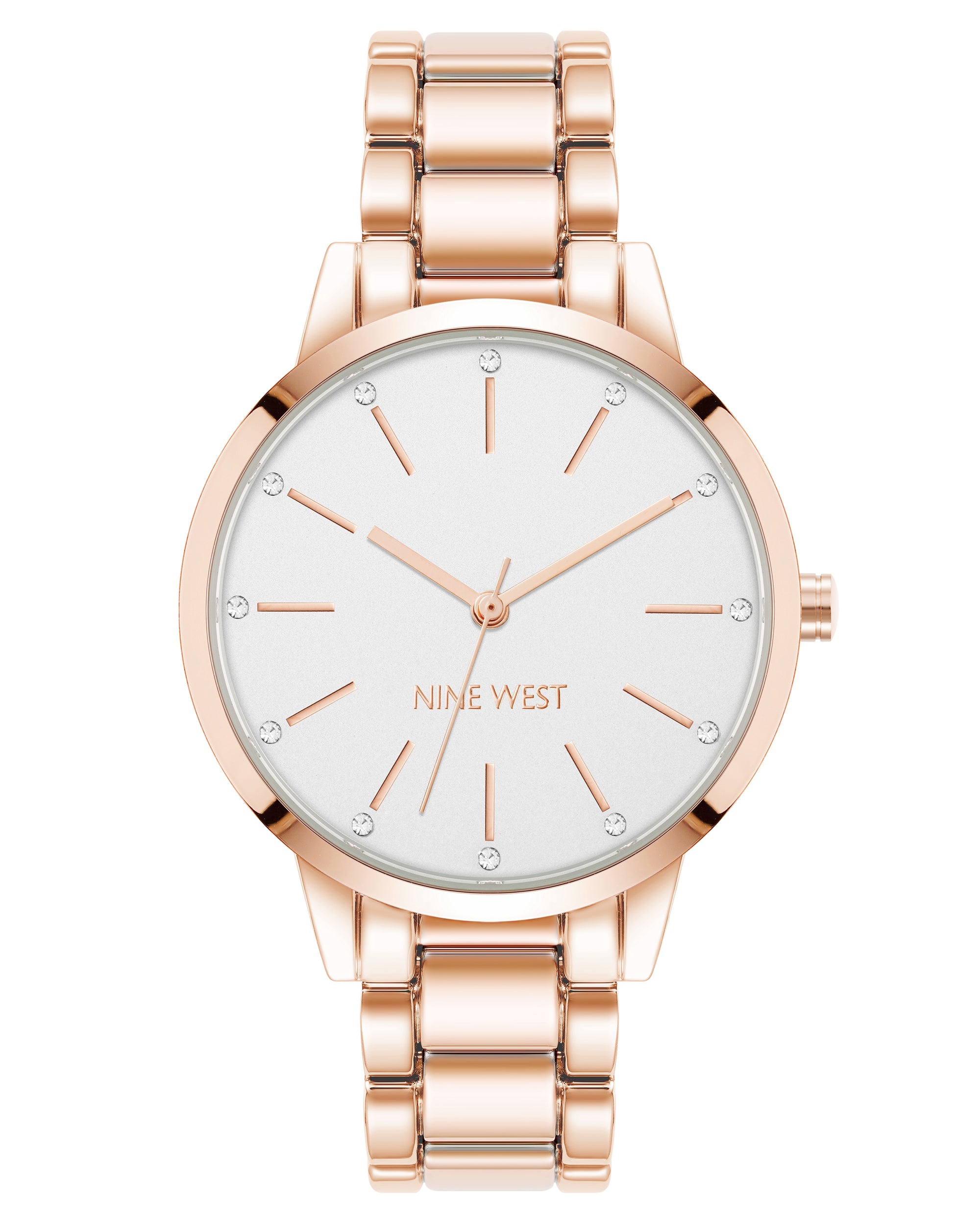 Crystal Accented Bracelet Watch