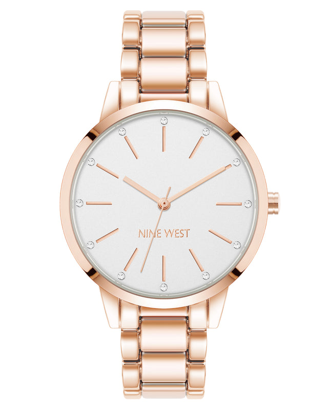 nine west Crystal Accented Bracelet Watch Outlet | Shoes display picture 1