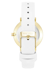 Two-Tone Bezel Strap Watch