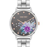 Flower Motif Dial Watch