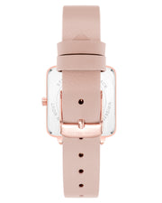 Square Case Smooth Strap Watch