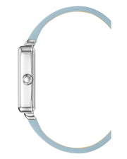 Square Case Smooth Strap Watch